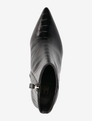 Billi Bi - Booties - høj hæl - black monterrey croco - 3