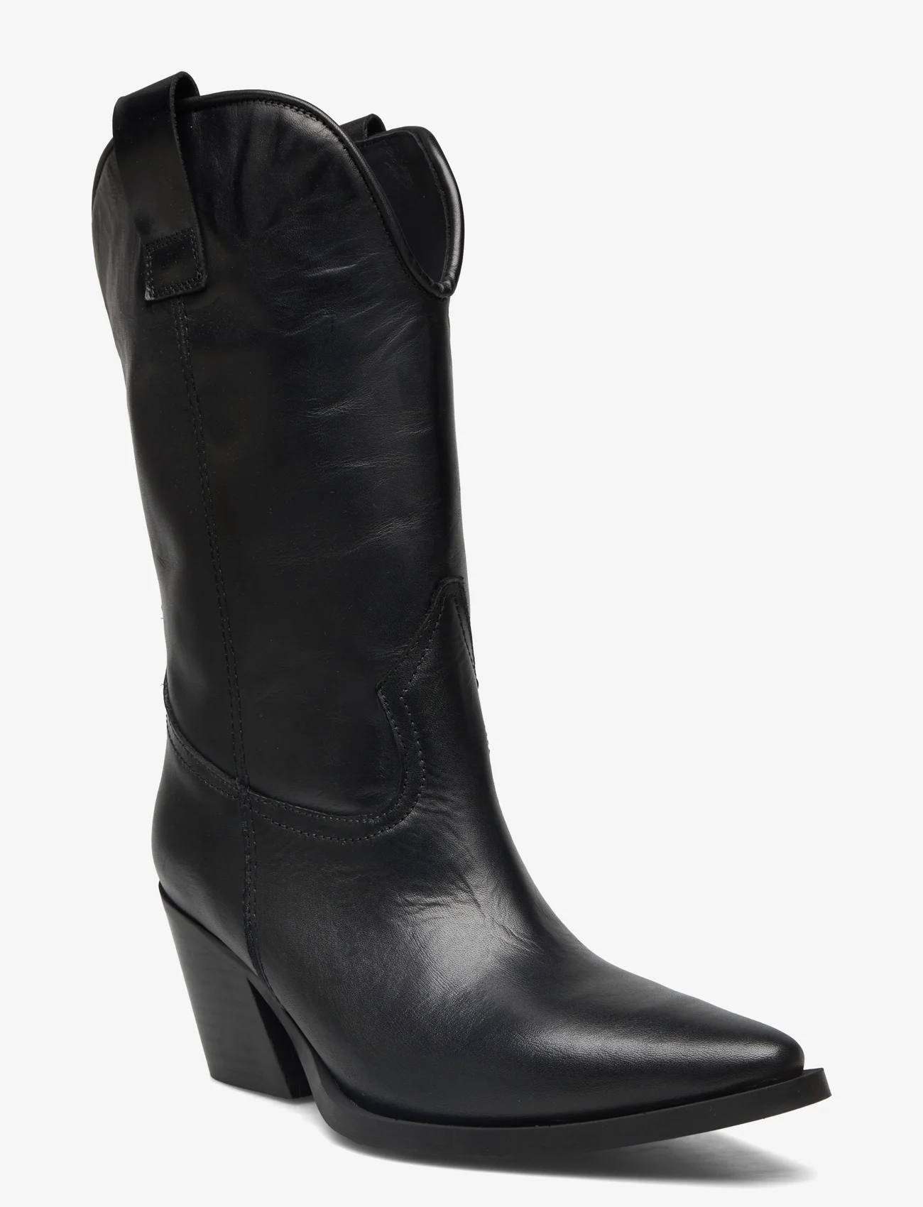 Billi Bi - Long Boots - cowboy-boots - black calf - 0