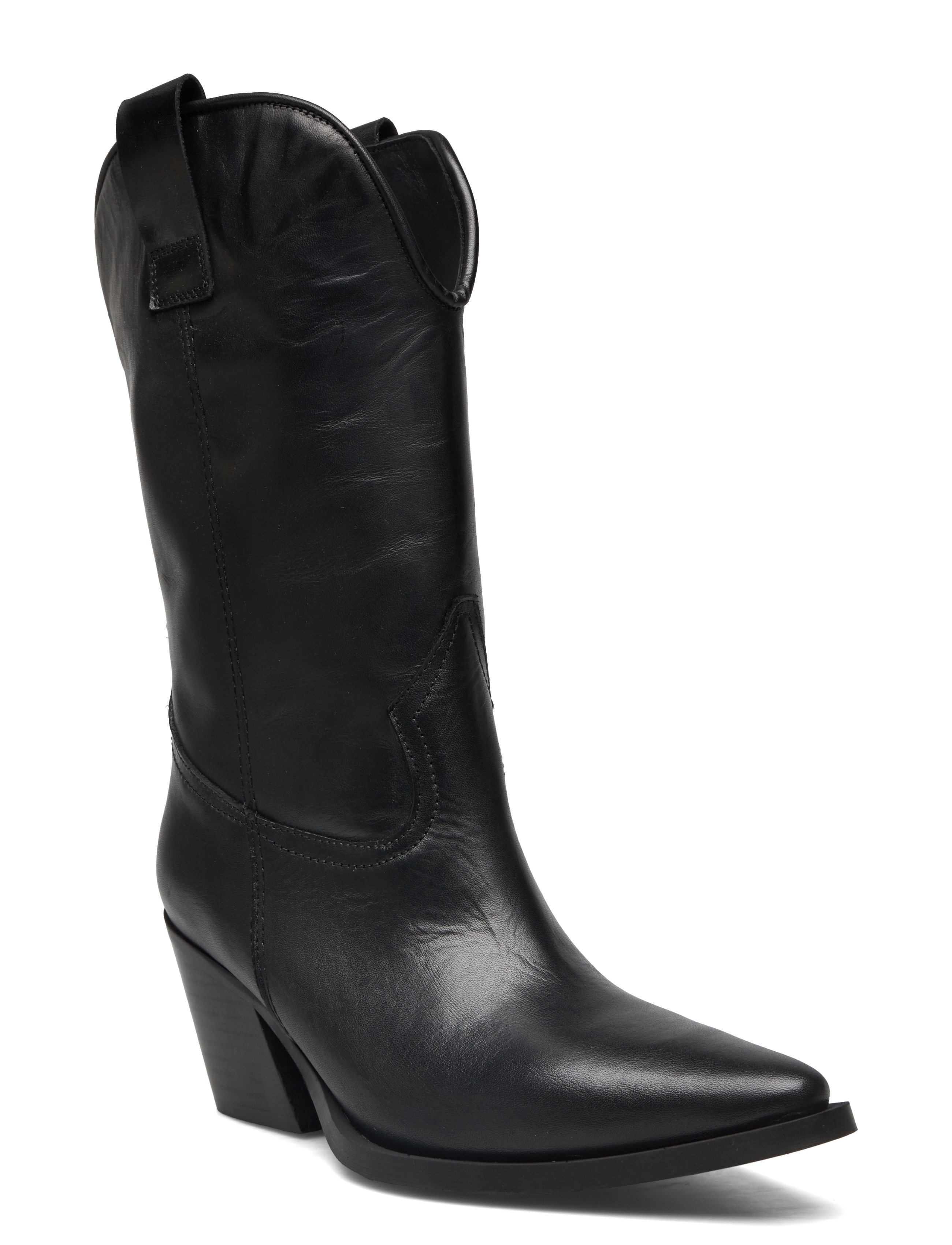 Long Boots - BLACK CALF
