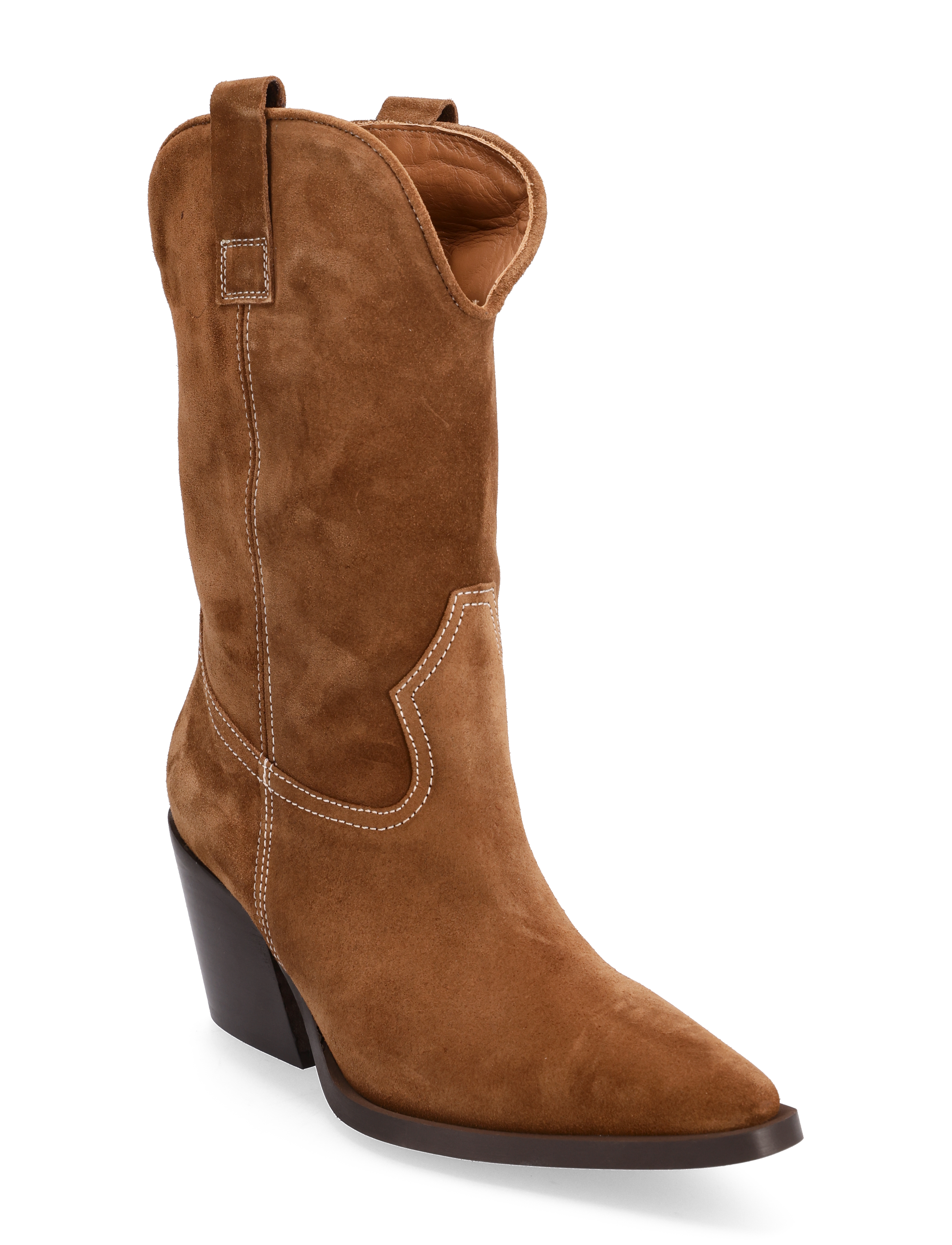 Long Boots - COGNAC SUEDE