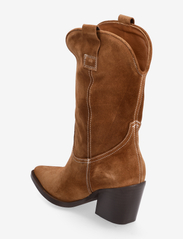 Billi Bi - Long Boots - cowboystøvler - cognac suede - 2