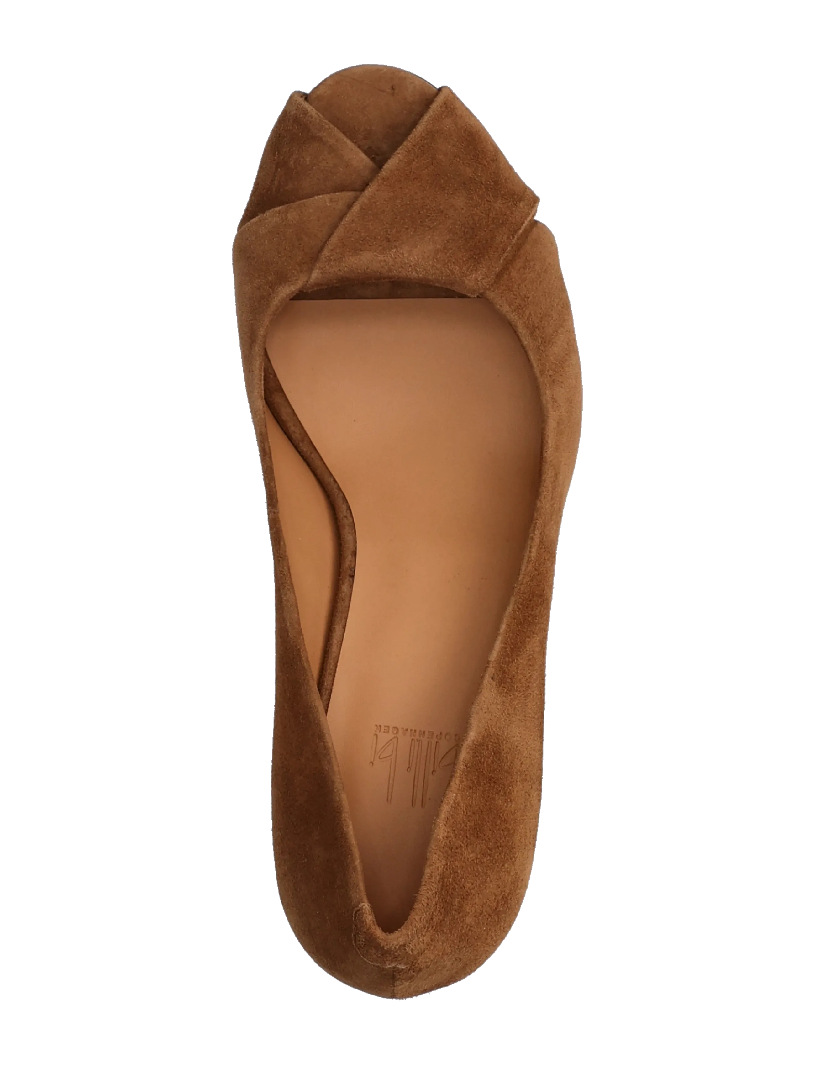 Billi Bi - Pumps - skór með opna tá - dark cognac  suede - 3