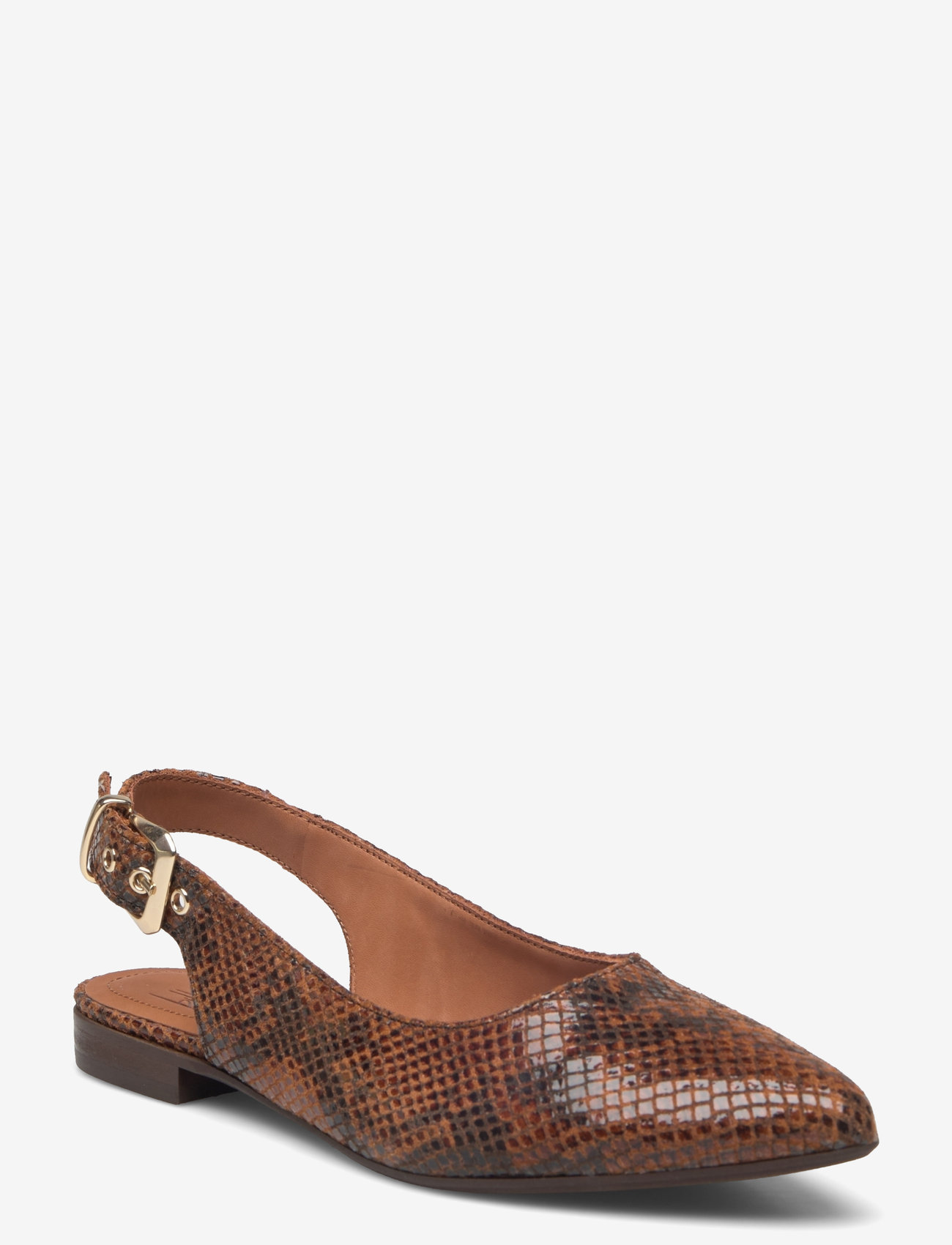 Billi Bi - Ballerina - cognac snake - 0
