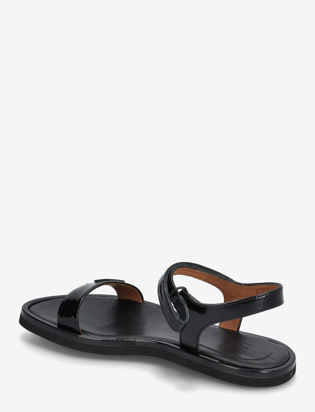 Billi Bi - Sandals - flache sandalen - black naplack/black metal - 2