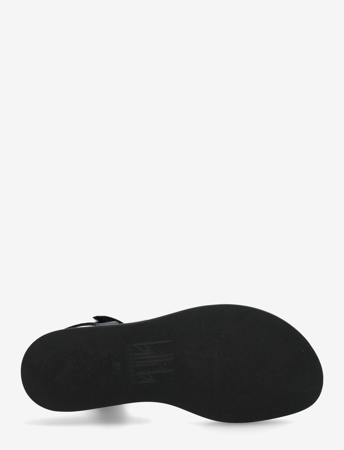 Billi Bi - Sandals - flache sandalen - black naplack/black metal - 4