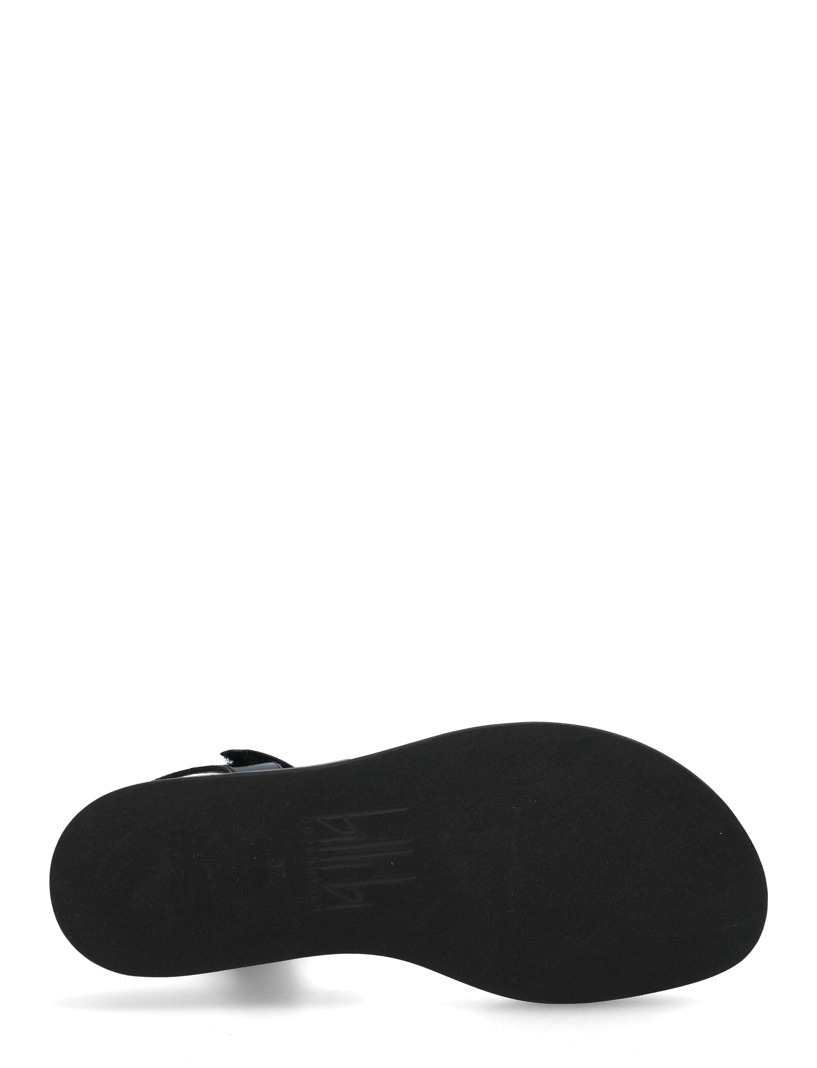 Billi Bi - Sandals - flade sandaler - black naplack/black metal - 4