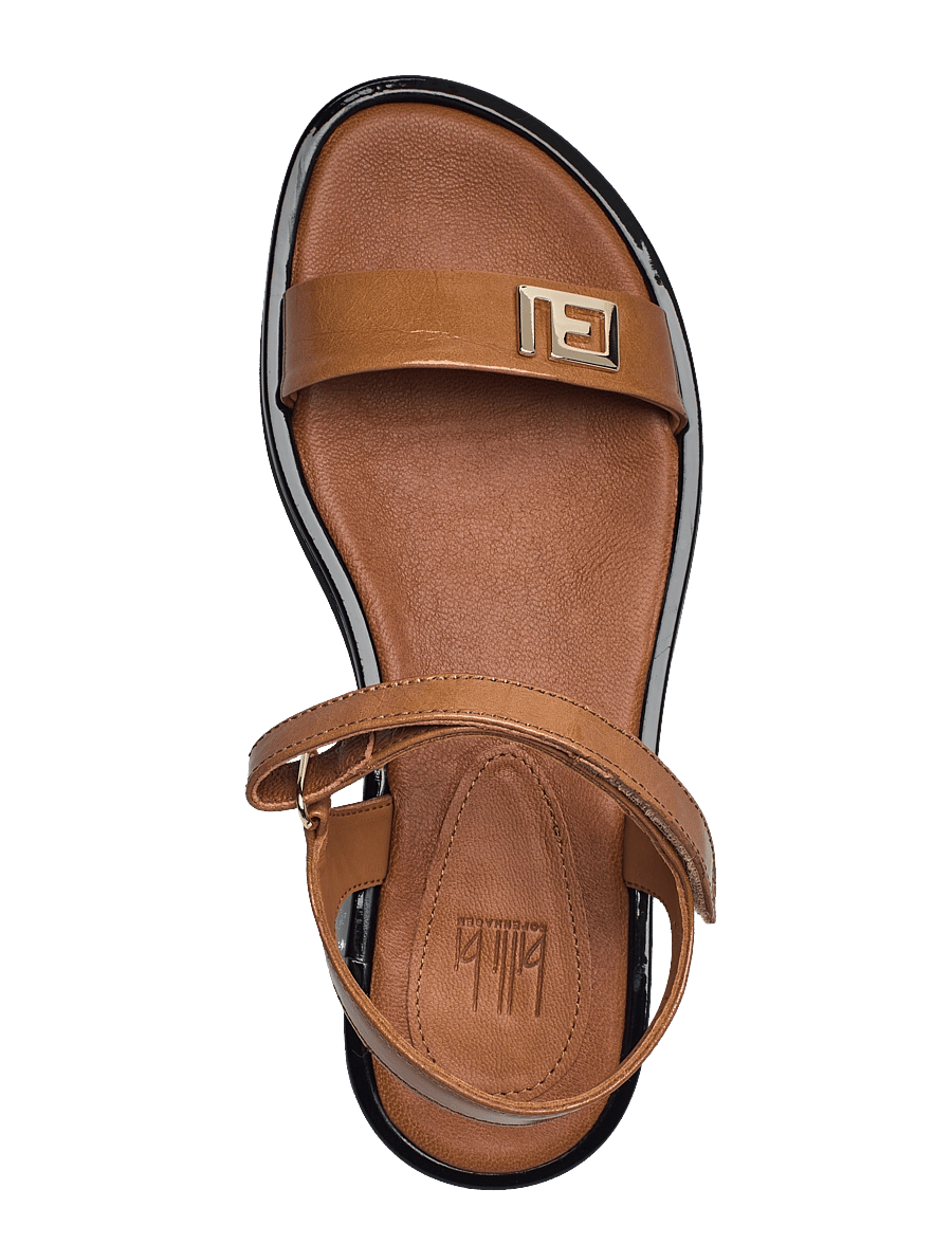 Billi Bi - Sandals - flache sandalen - cammeo naplack - 3