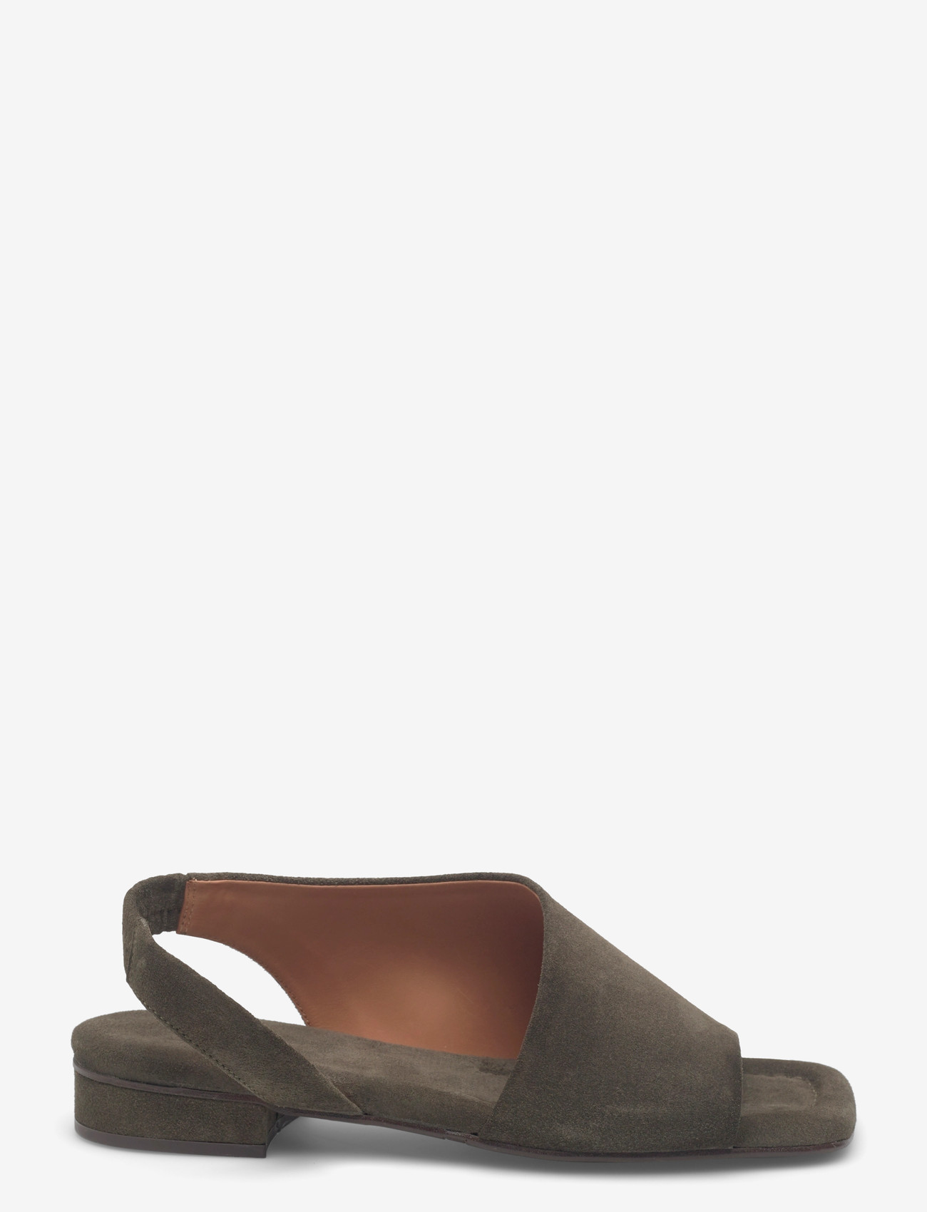Billi Bi - Sandals - platta sandaler - oliva babysilk suede - 1