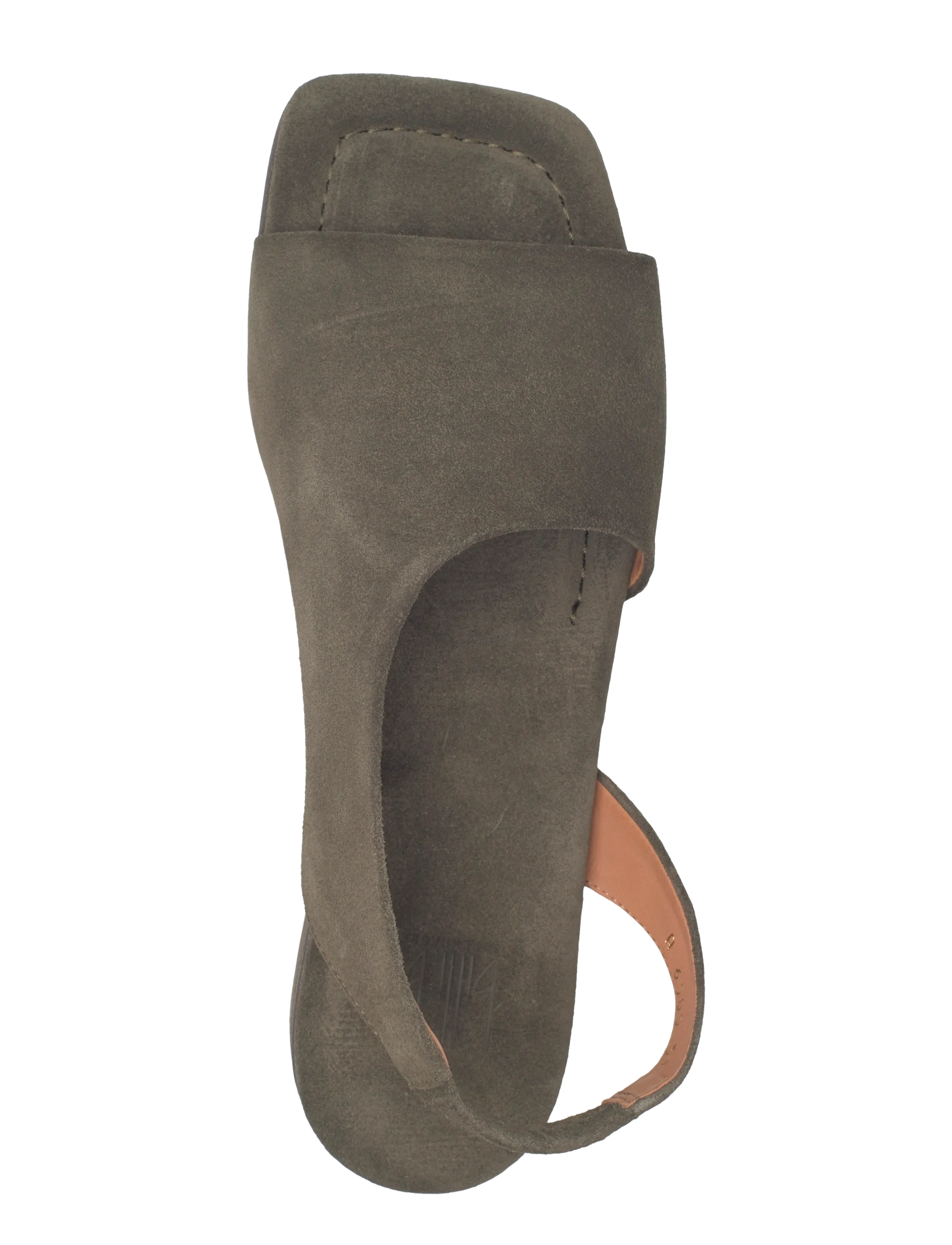 Billi Bi - Sandals - flat sandals - oliva babysilk suede - 3