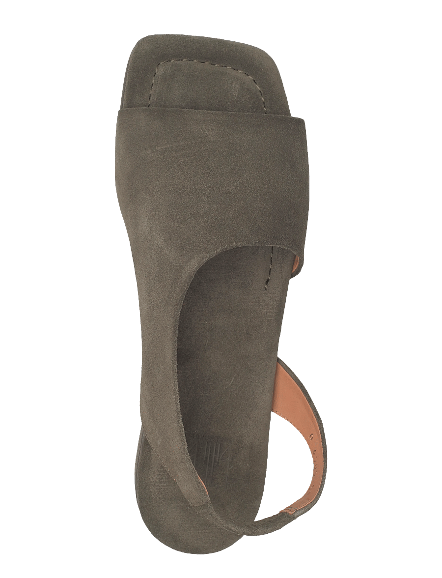 Billi Bi - Sandals - flache sandalen - oliva babysilk suede - 3