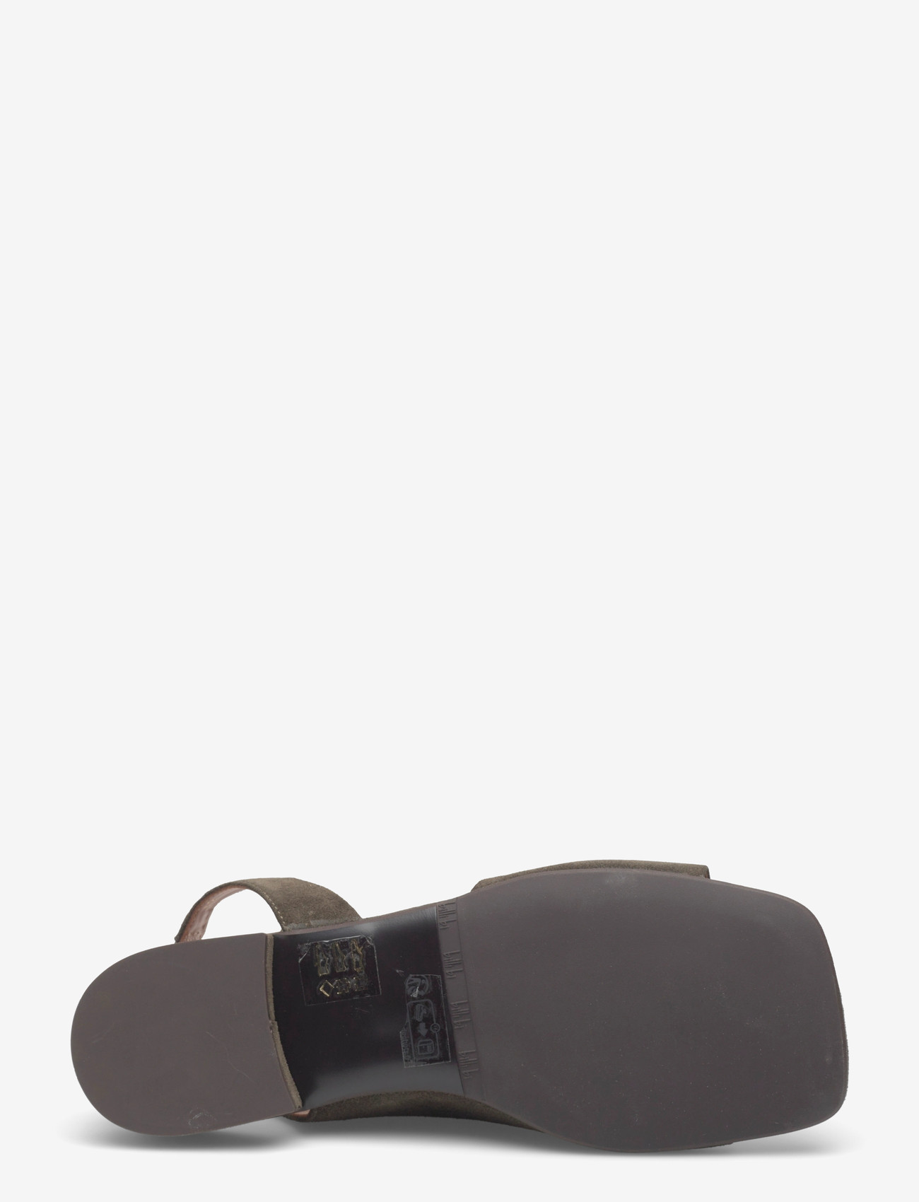 Billi Bi - Sandals - platta sandaler - oliva babysilk suede - 4