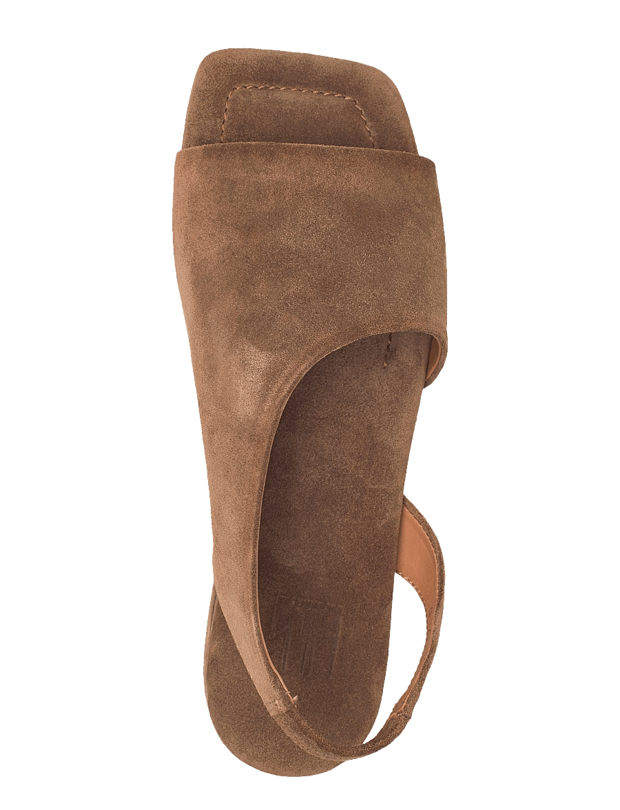 Billi Bi - Sandals - flache sandalen - tabac babysilk suede - 3