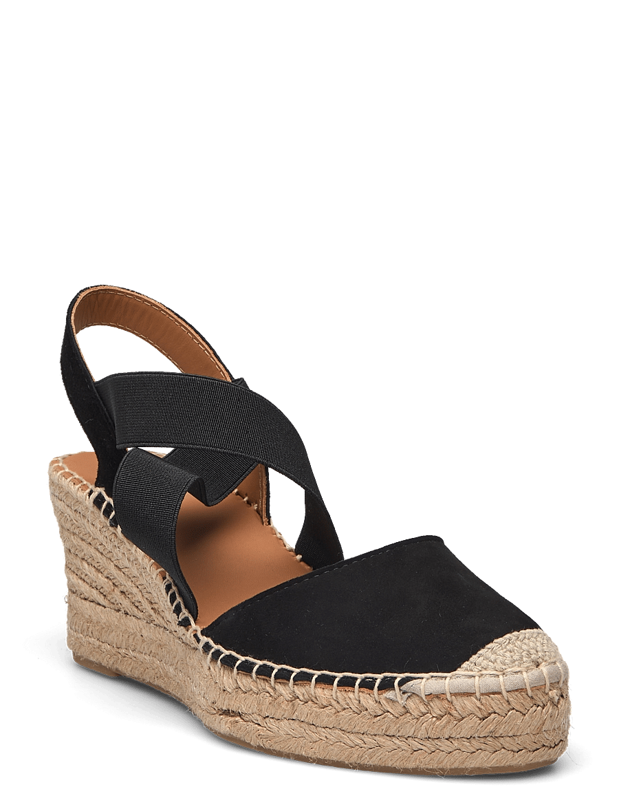 Billi Bi - Espadrilles - espadrillos med klack - black suede - 0