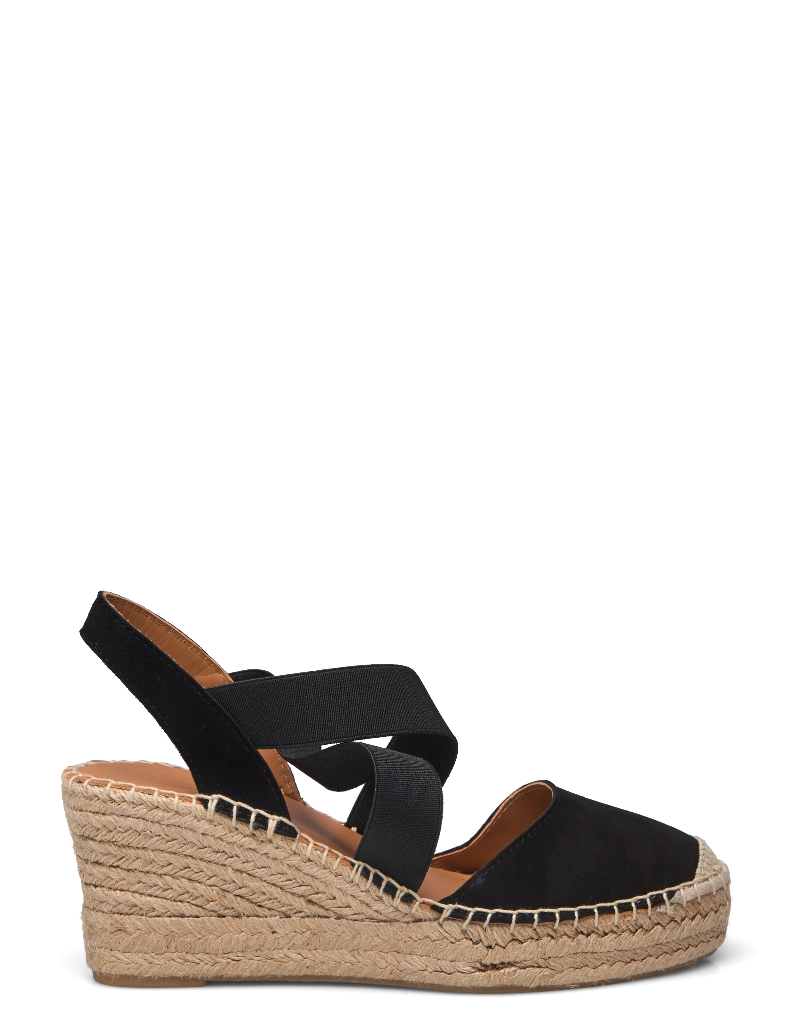Billi Bi - Espadrilles - kiilakorkokengät - black suede - 1