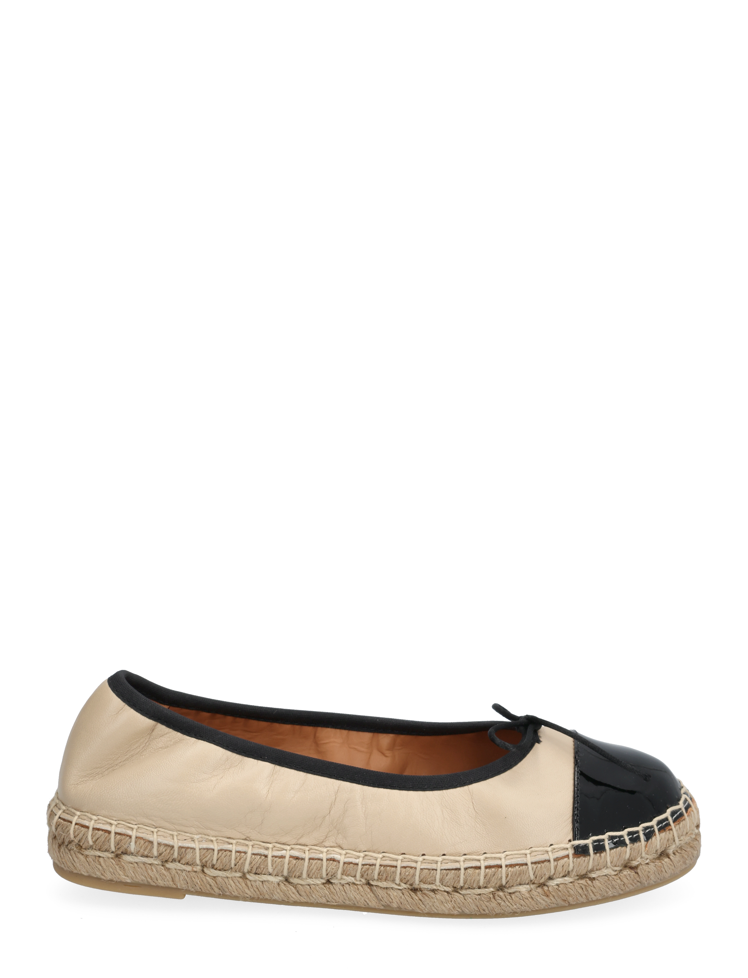 Billi Bi - Espadrilles - fashion trends - black patent/beige nappa - 1