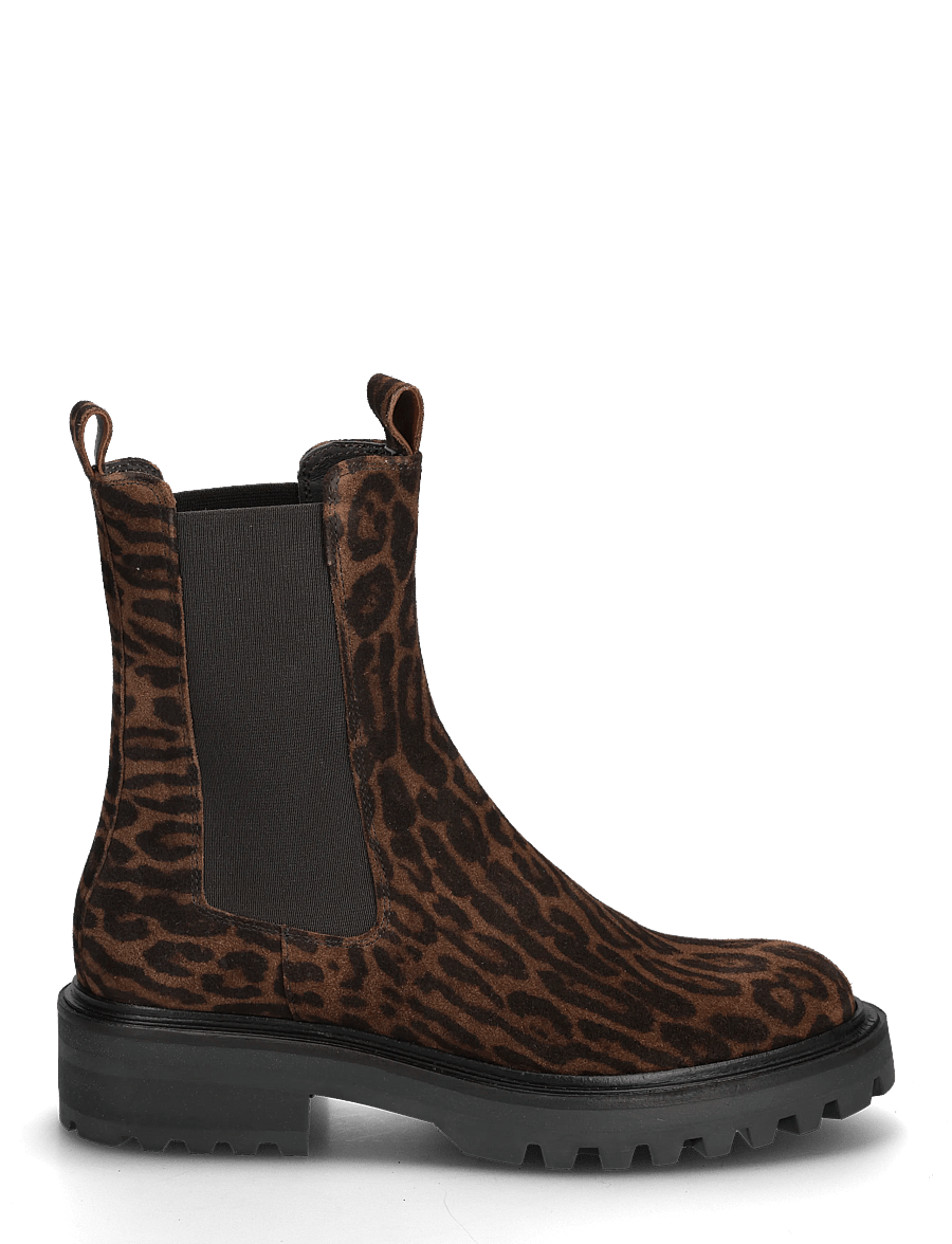 Billi Bi - Boots - flache stiefeletten - leopardo arabica suede - 1