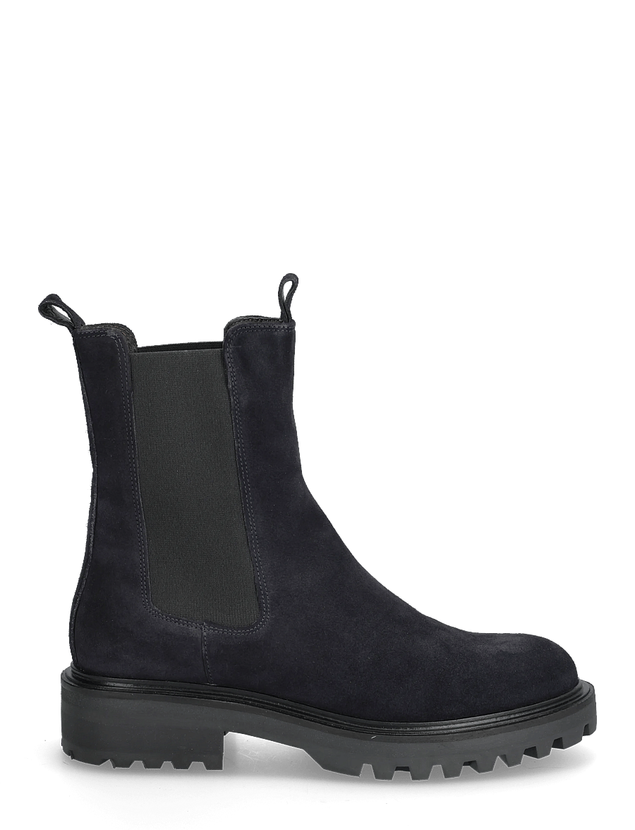Billi Bi - Boots - flache stiefeletten - navy suede - 1