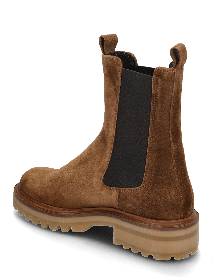 Billi Bi - Boots - lygiapadžiai aulinukai iki kulkšnių - tabac babysilk - 2