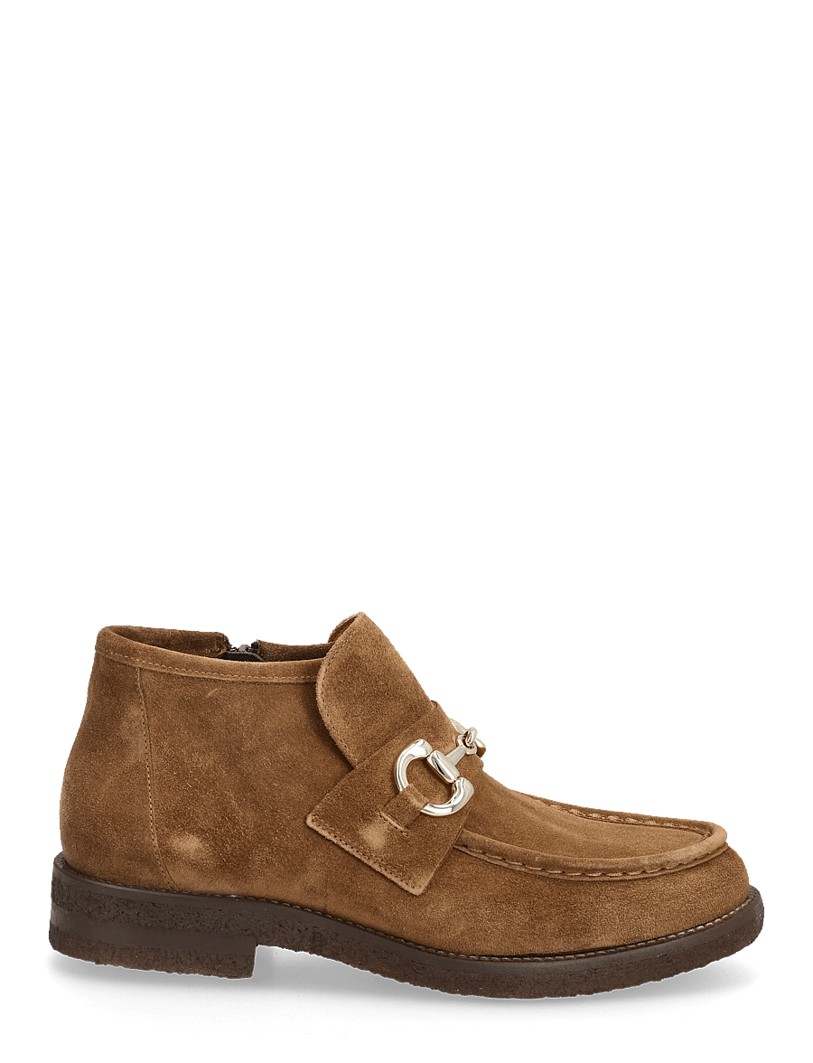Billi Bi - Boots - flade ankelstøvler - tabac babysilk suede - 1