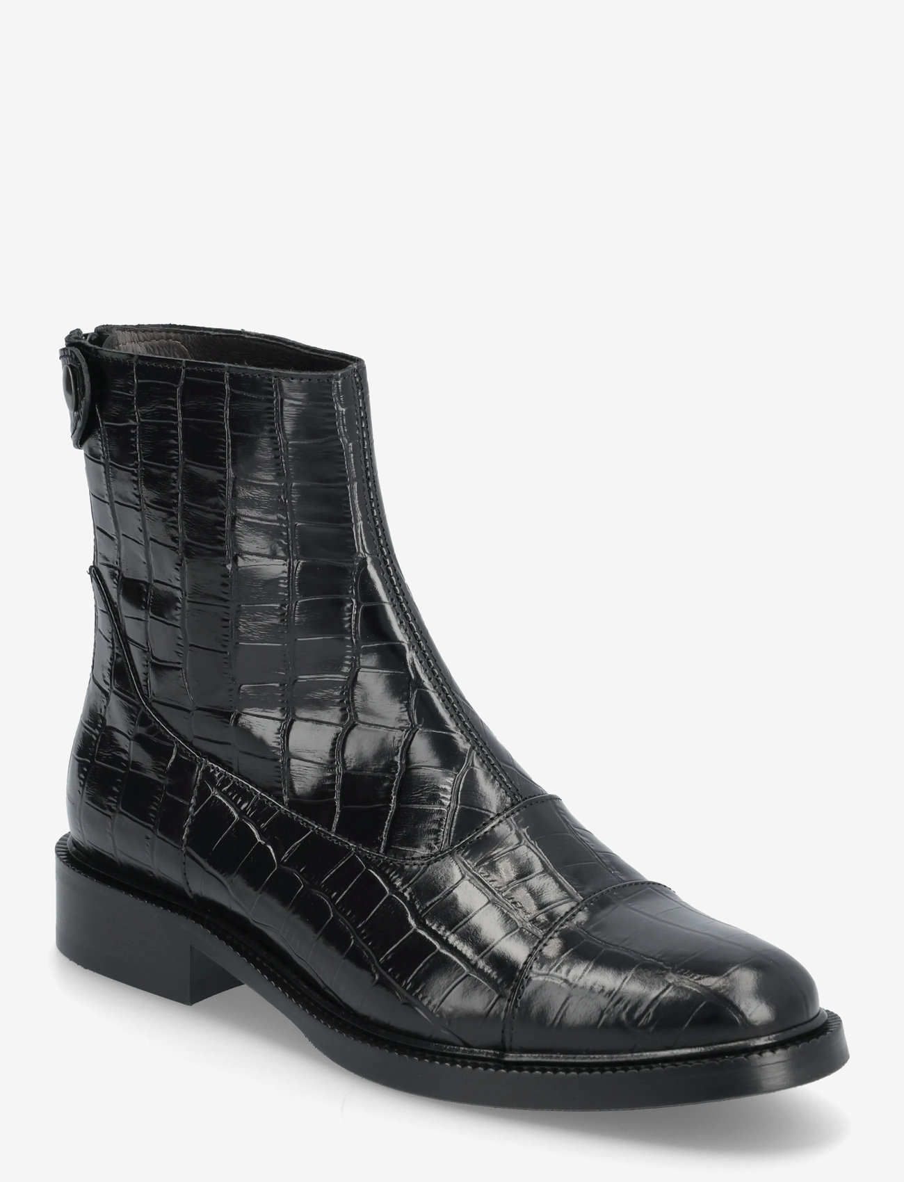 Billi Bi - Boots - flat ankle boots - black monterrey croco - 0