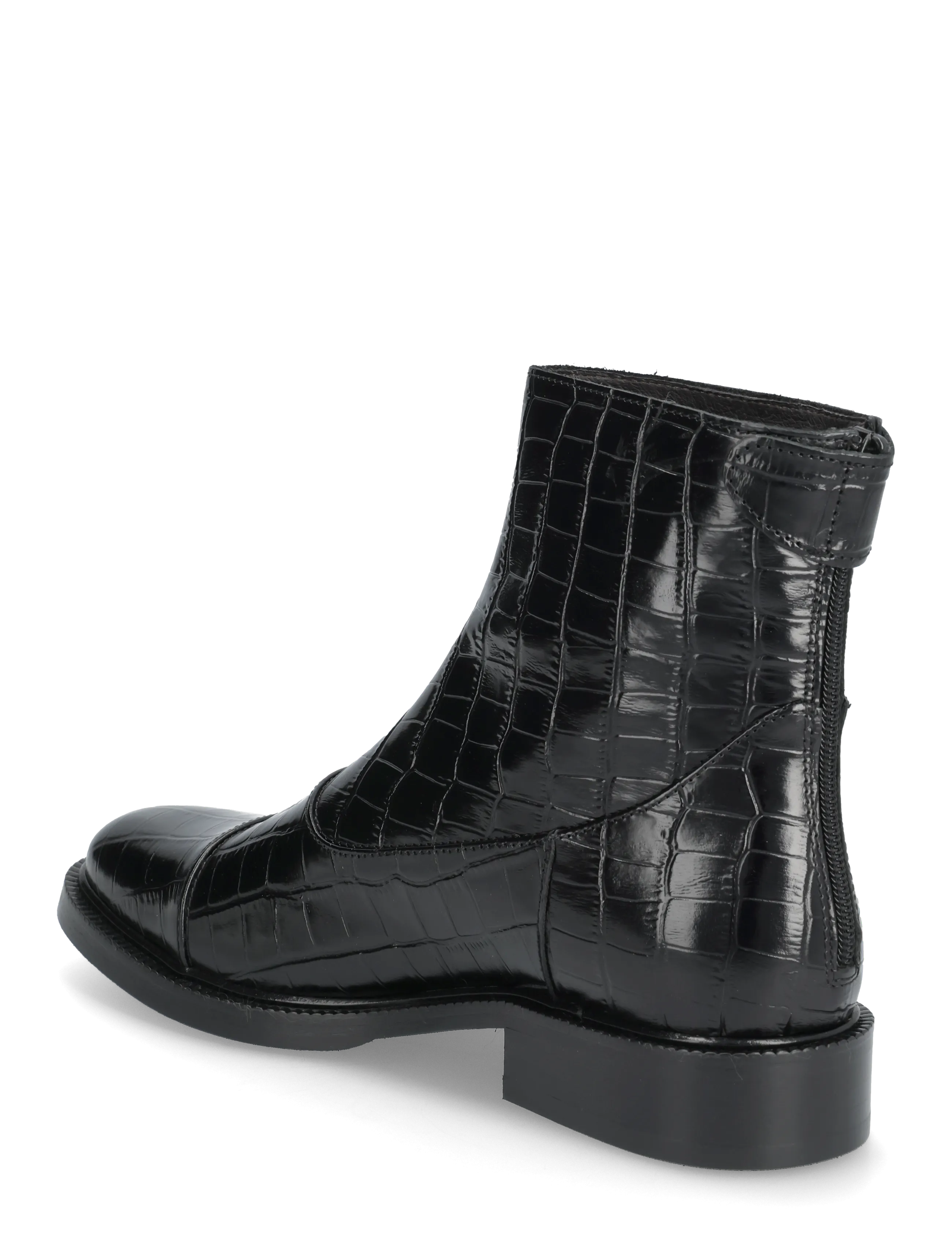 Billi Bi - Boots - flat ankle boots - black monterrey croco - 2