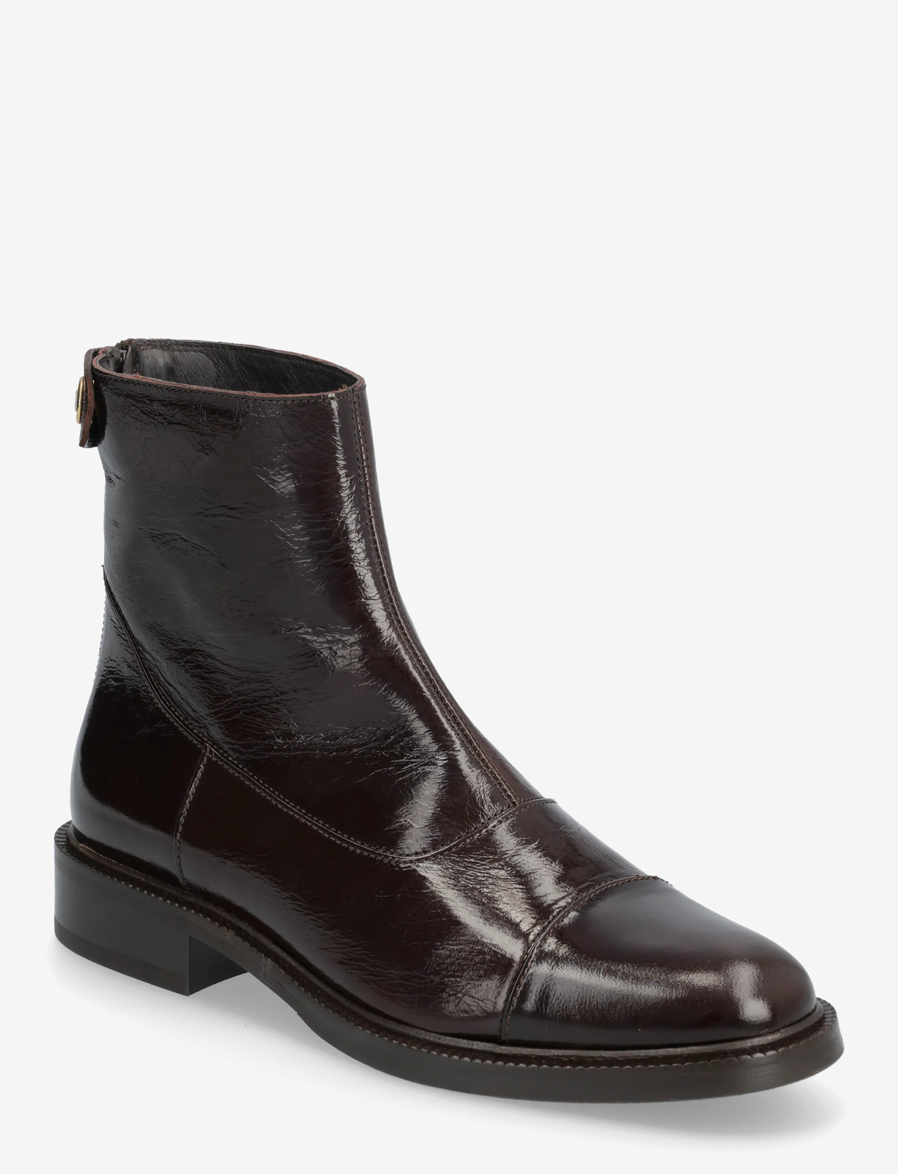 Billi Bi - Boots - flade ankelstøvler - mogano naplack - 1