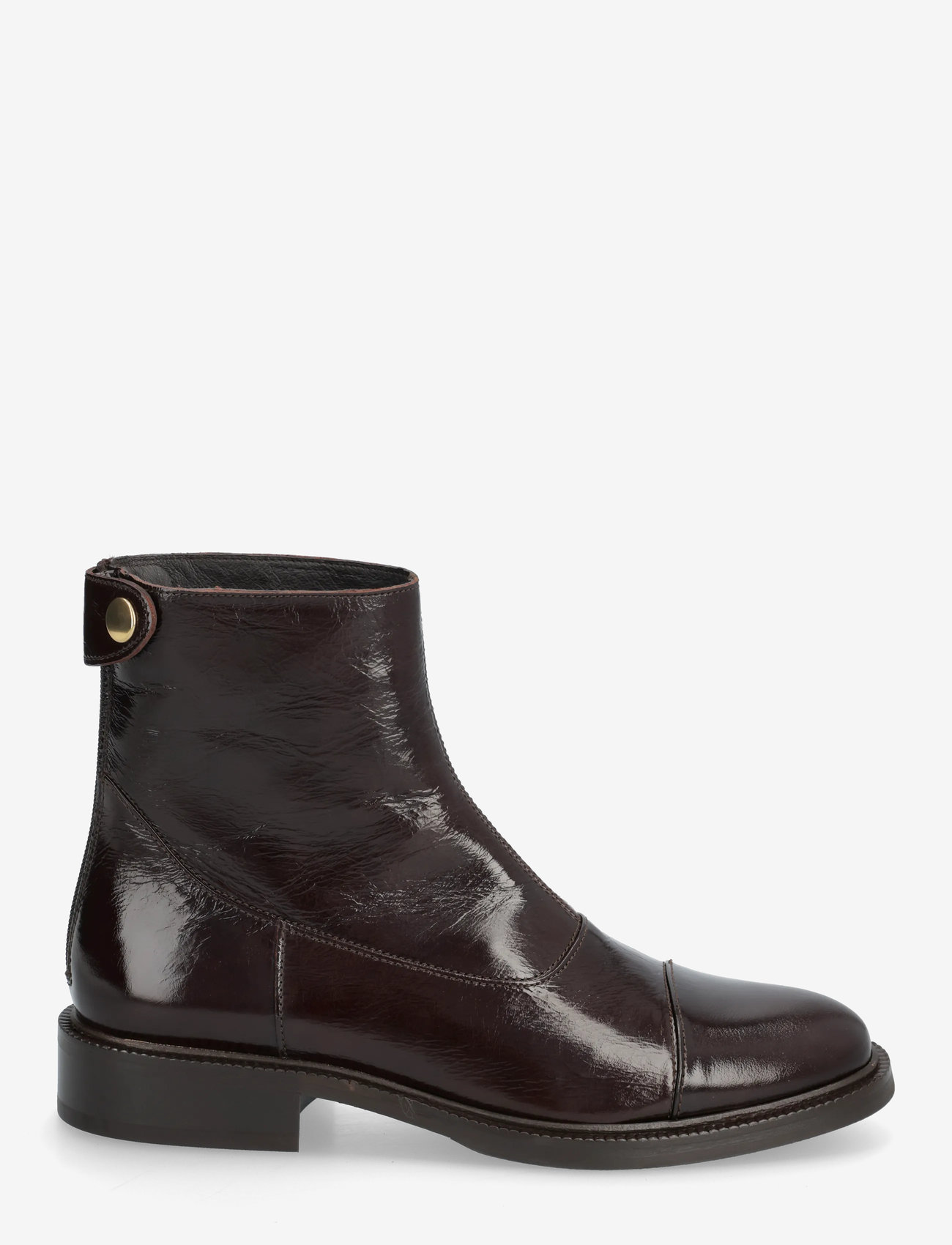 Billi Bi - Boots - flade ankelstøvler - mogano naplack - 2