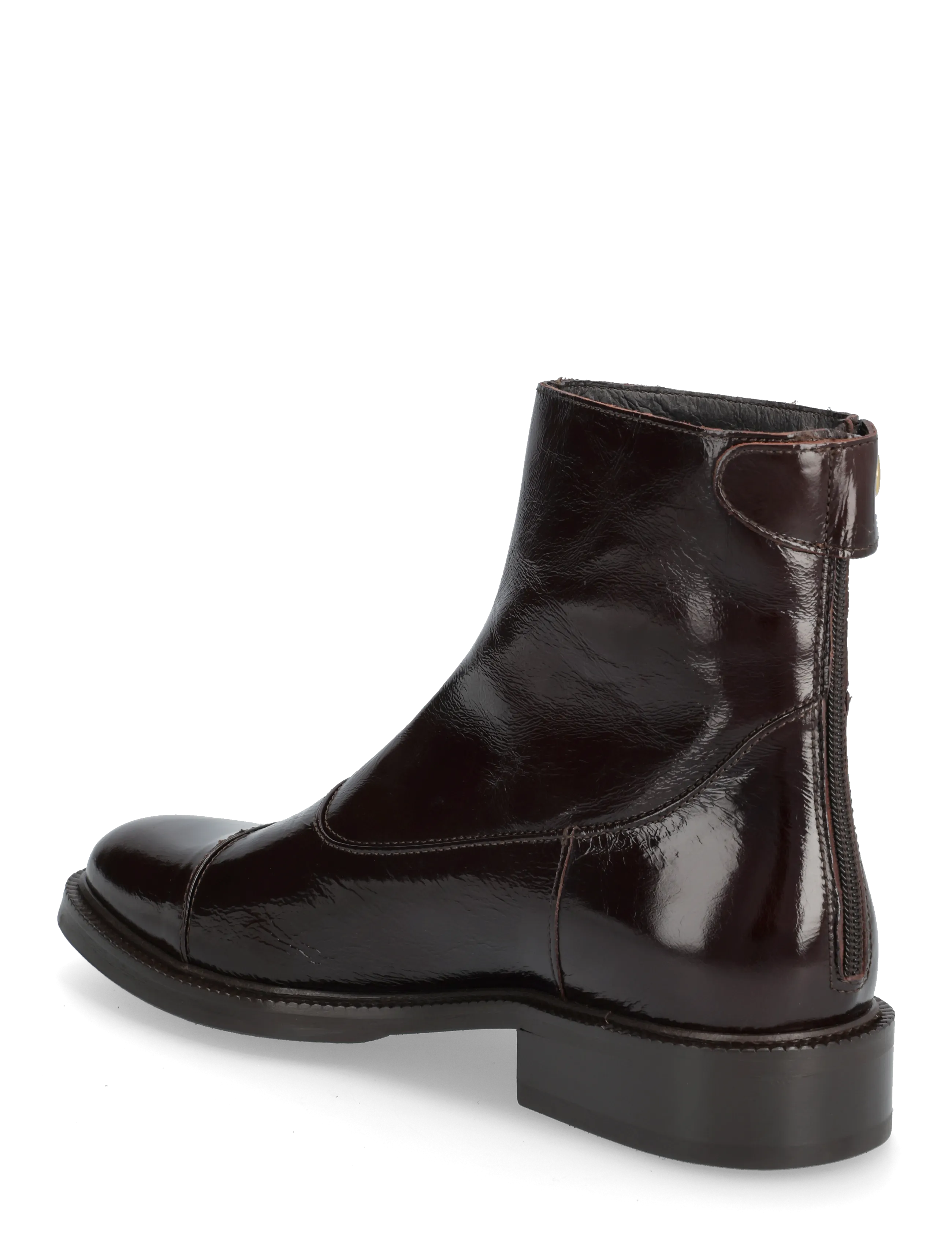 Billi Bi - Boots - flate ankelboots - mogano naplack - 3