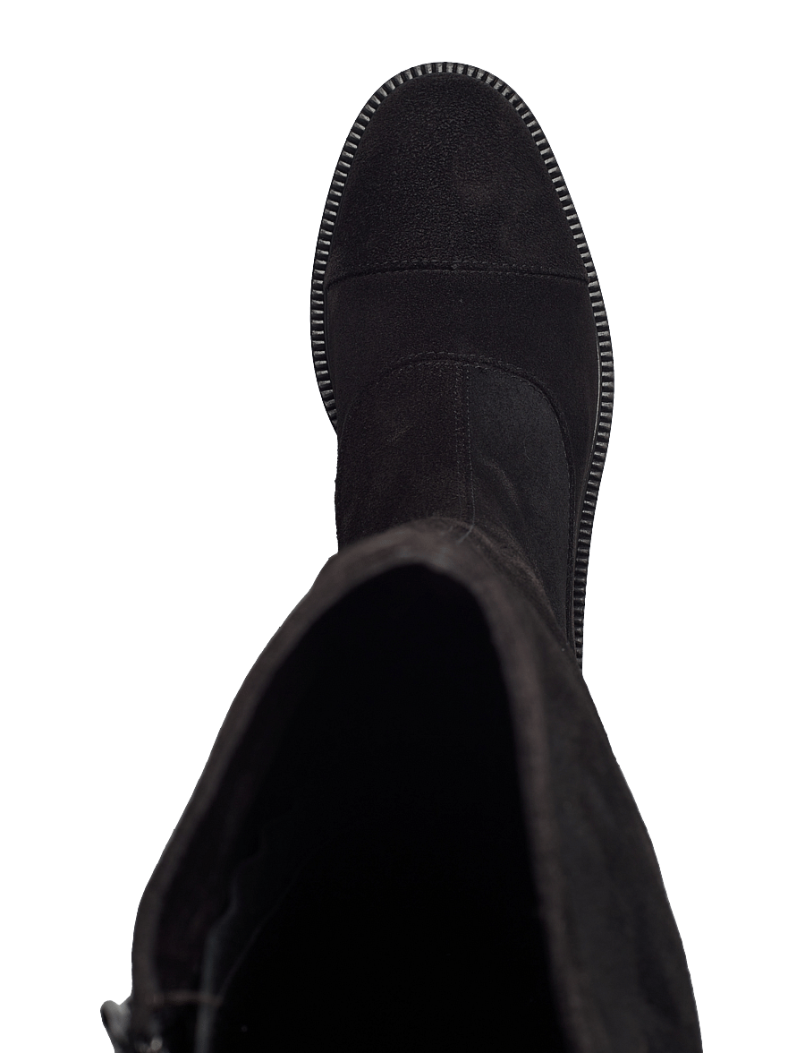 Billi Bi - Long Boots - kniehohe stiefel - grey/brown suede - 3