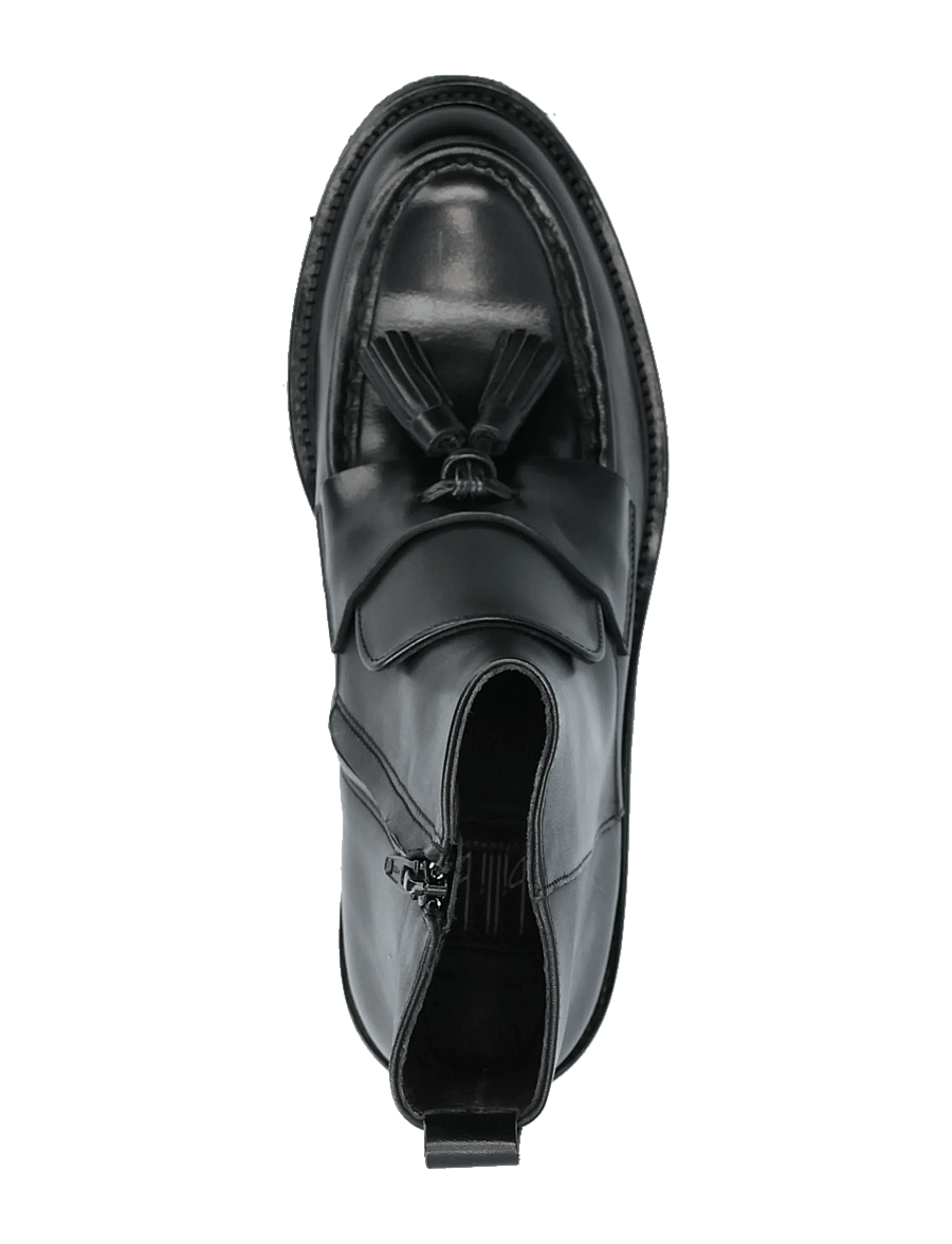 Billi Bi - Boots - flache stiefeletten - black giamaica calf - 3