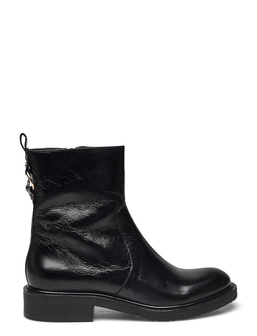 Billi Bi - Boots - platte enkellaarsjes - black shiny athene - 2