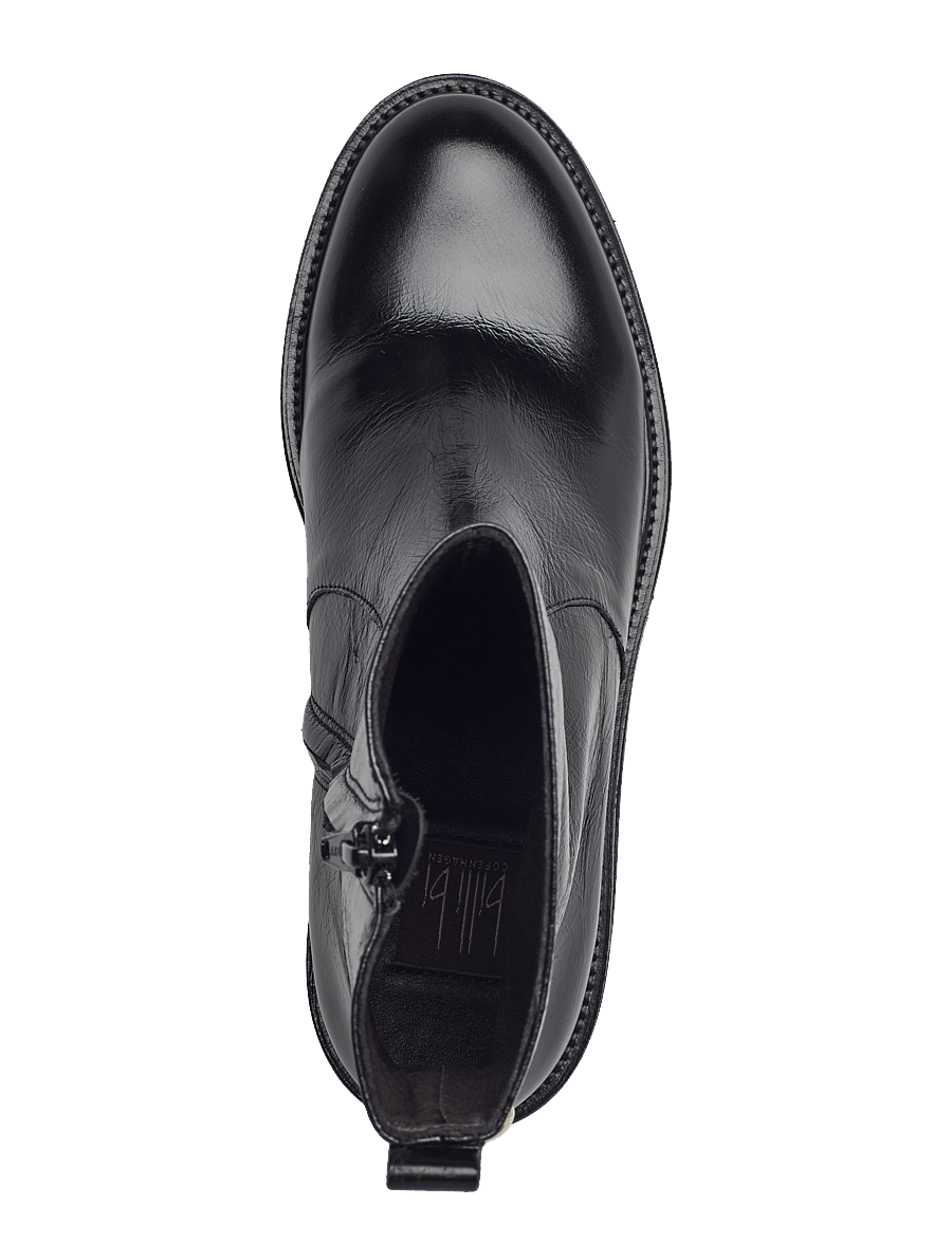 Billi Bi - Boots - platte enkellaarsjes - black shiny athene - 4