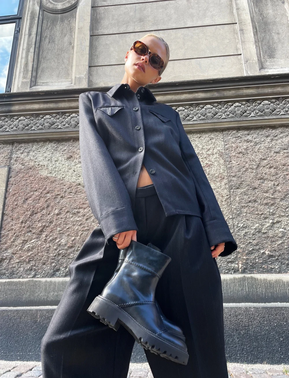 Billi Bi - Boots - flade ankelstøvler - black calf - 0