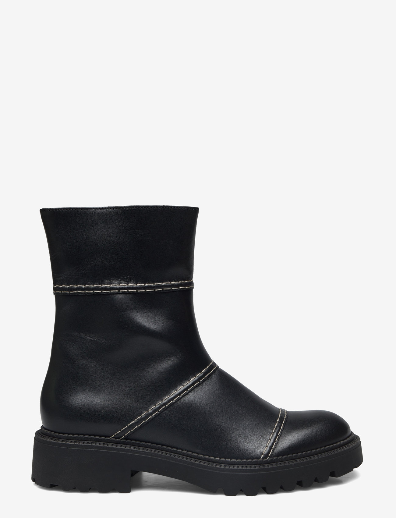 Billi Bi - Boots - black calf/off white st. - 1