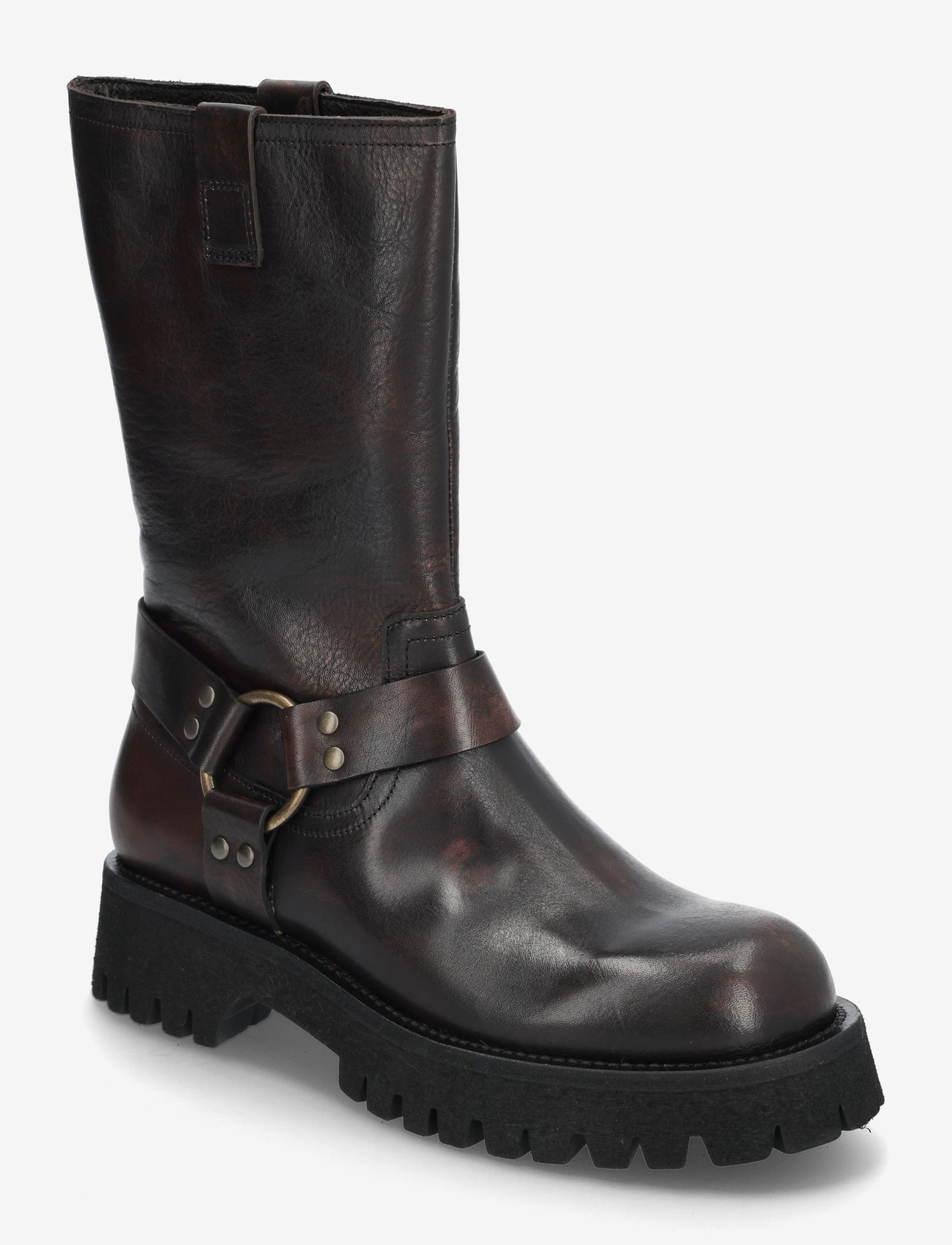 Billi Bi - Boots - madalad poolsaapad - black shadow calf - 0
