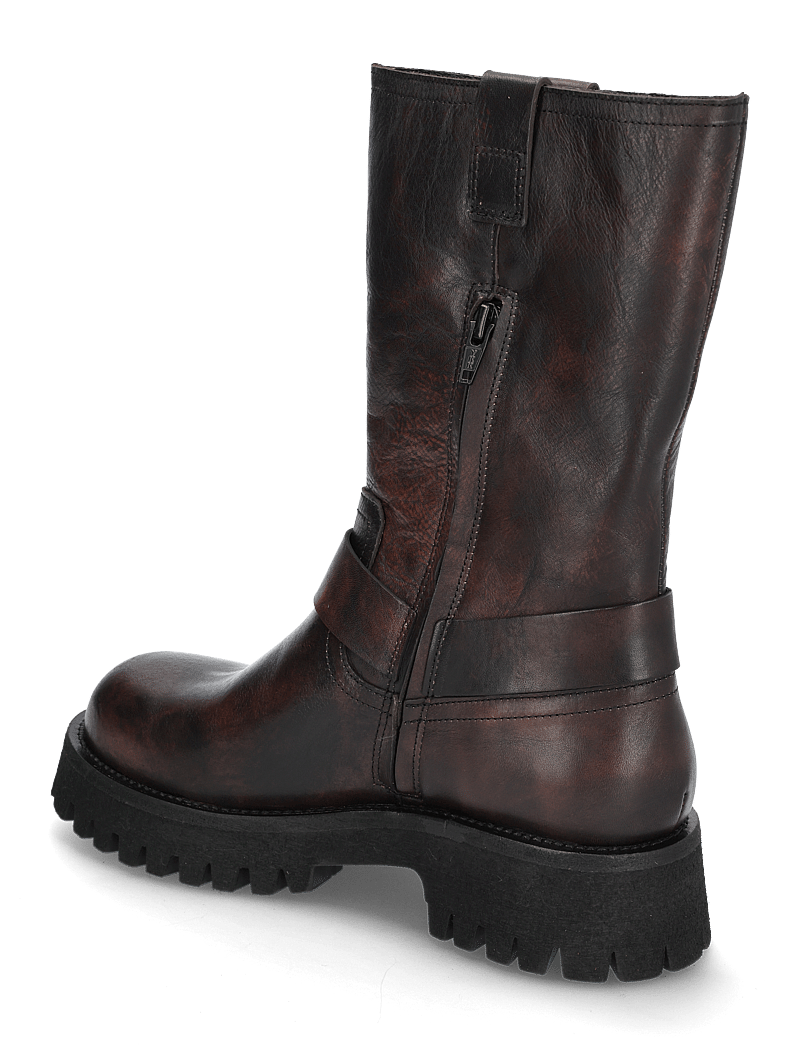Billi Bi - Boots - flache stiefeletten - black shadow calf - 2