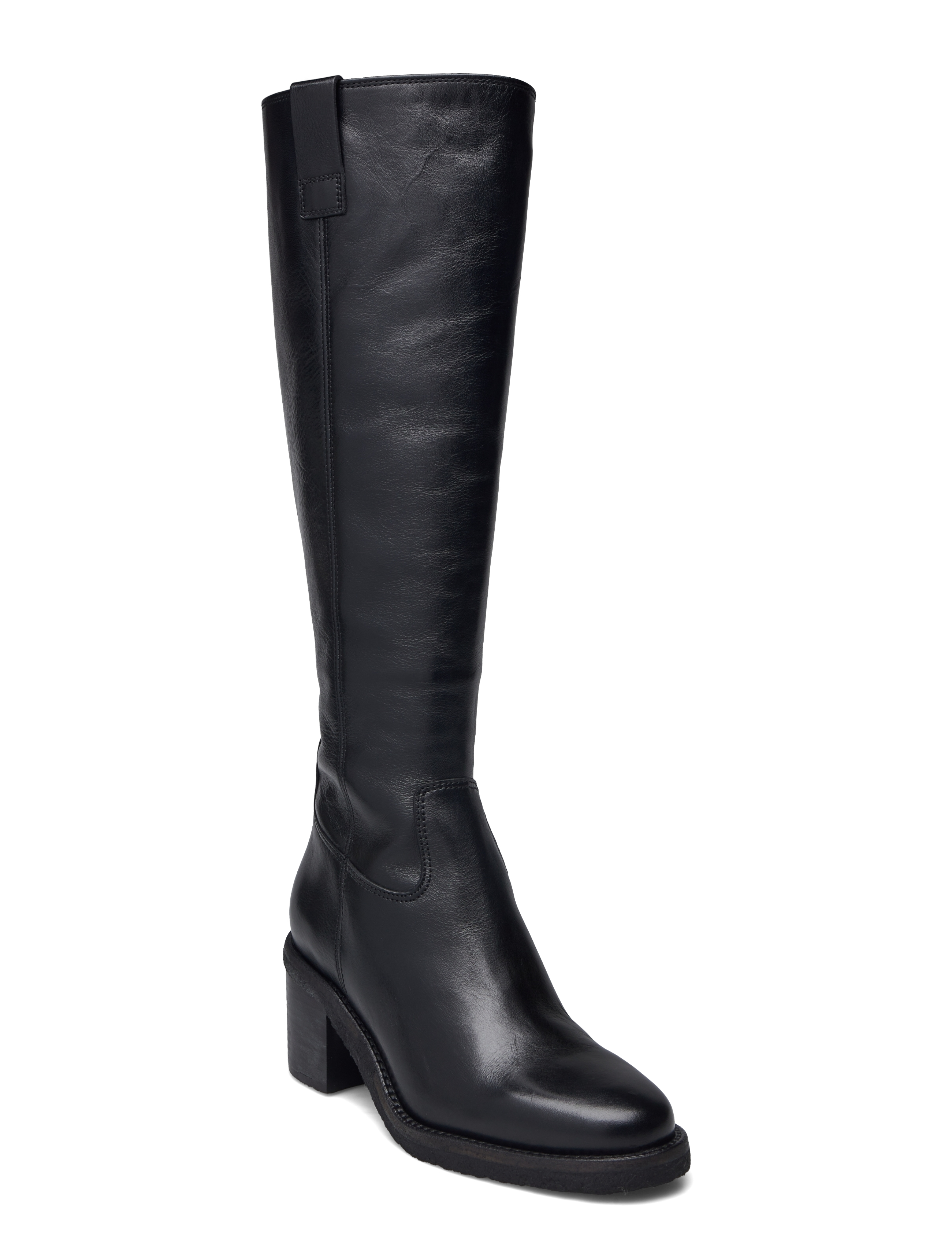 Billi Bi Long Boots - Langskaftede støvler - BLACK CALF /BLACK SOLE / black