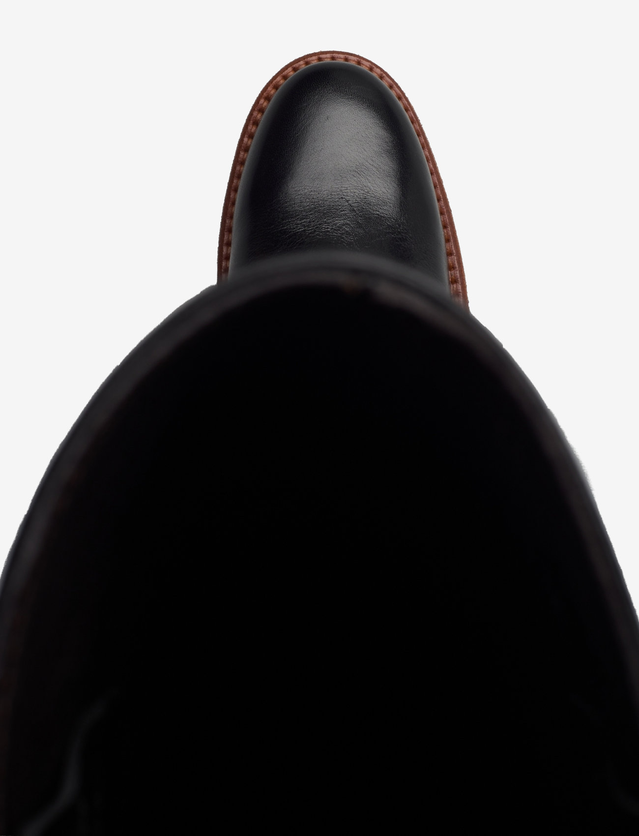 Billi Bi - Long Boots - langskaftede støvler - black calf/light sole - 3