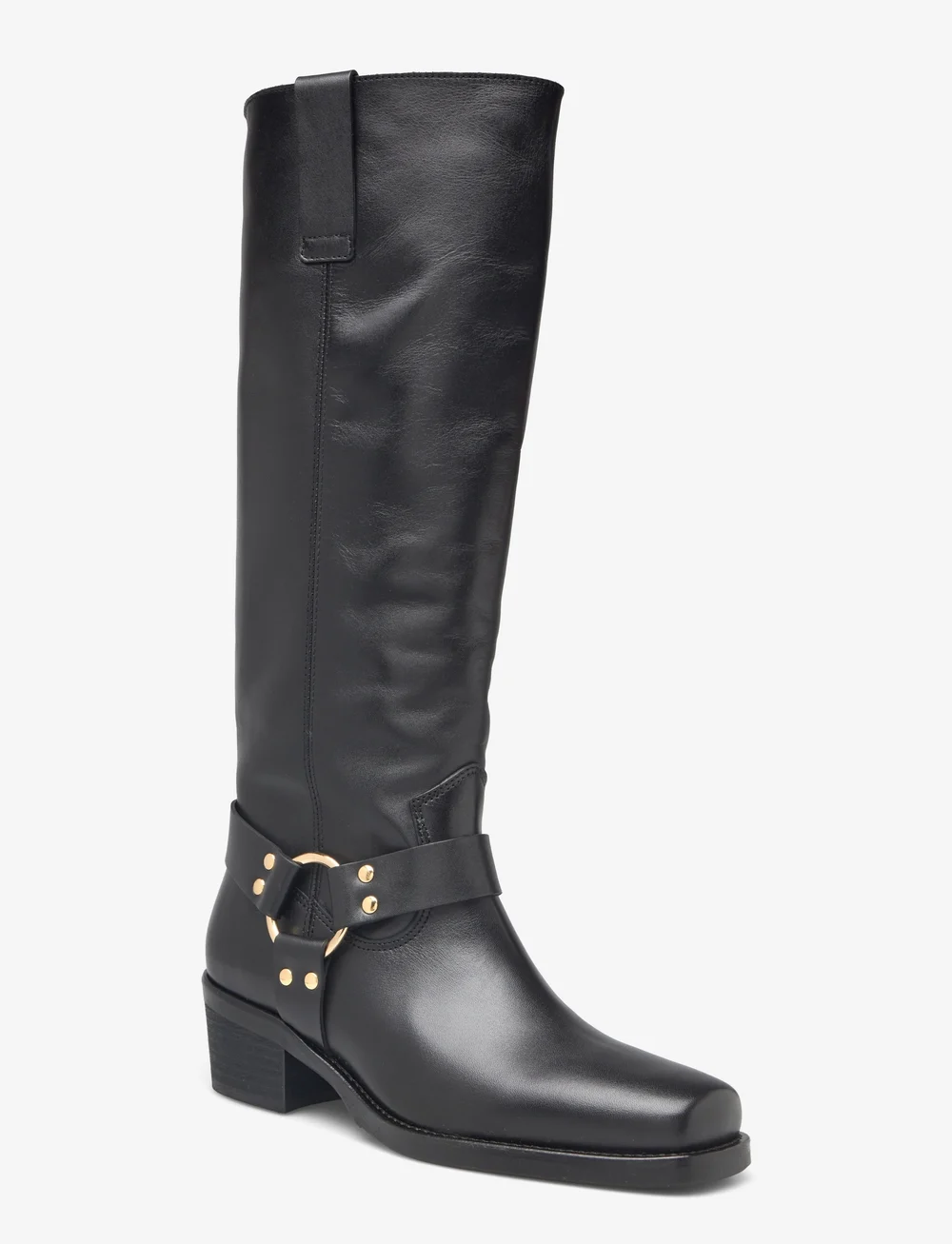 Billi Bi - Long Boots - cowboystøvler - black hamer calf - 0
