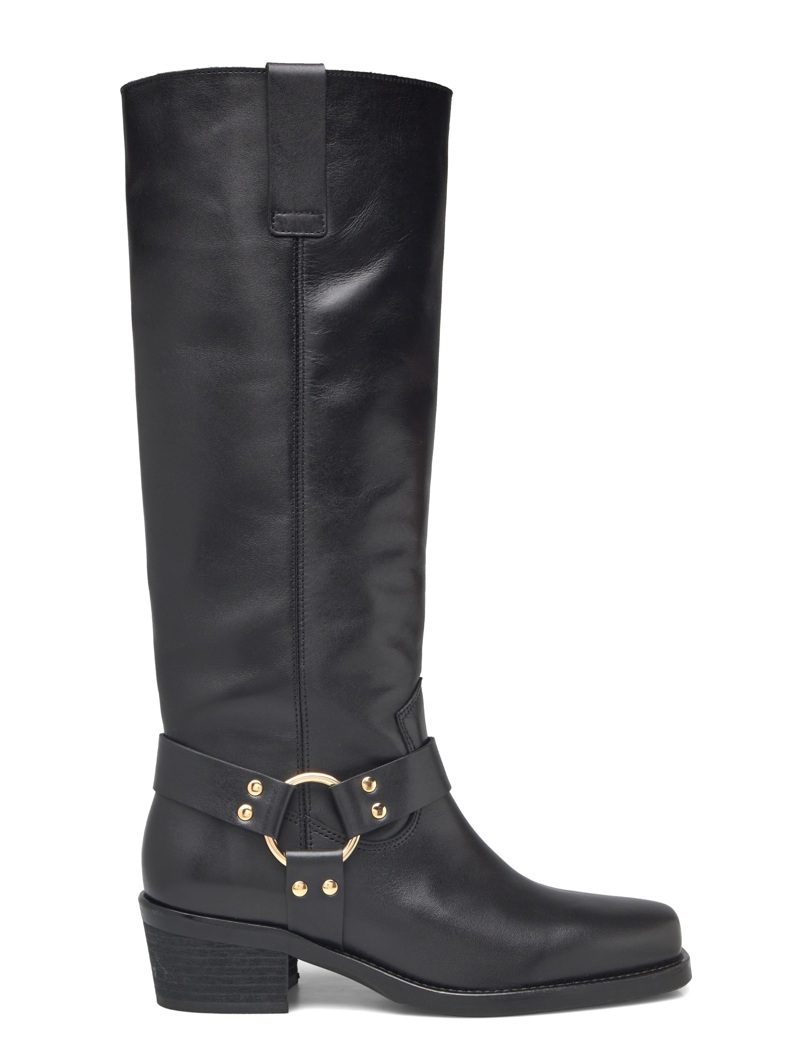 Billi Bi - Long Boots - cowboyboots - black hamer calf - 1