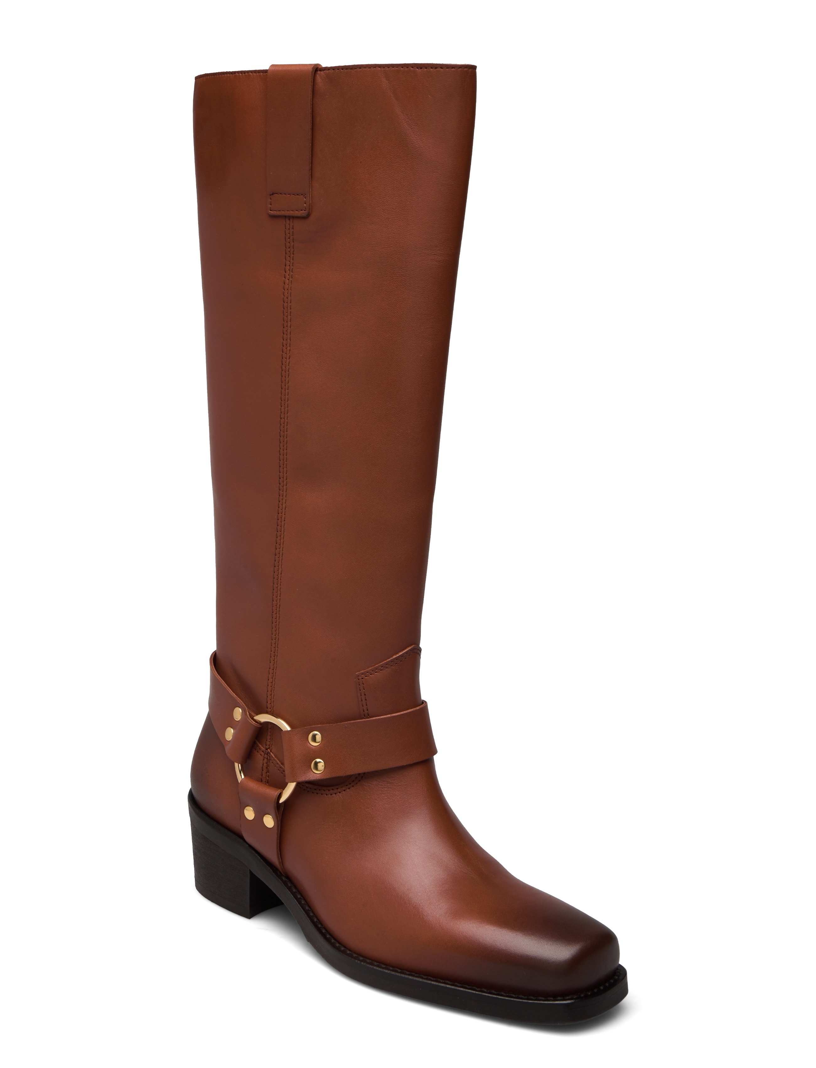 Billi Bi Long Boots - Cowboyboots - COGNAC HAMER CALF / brown