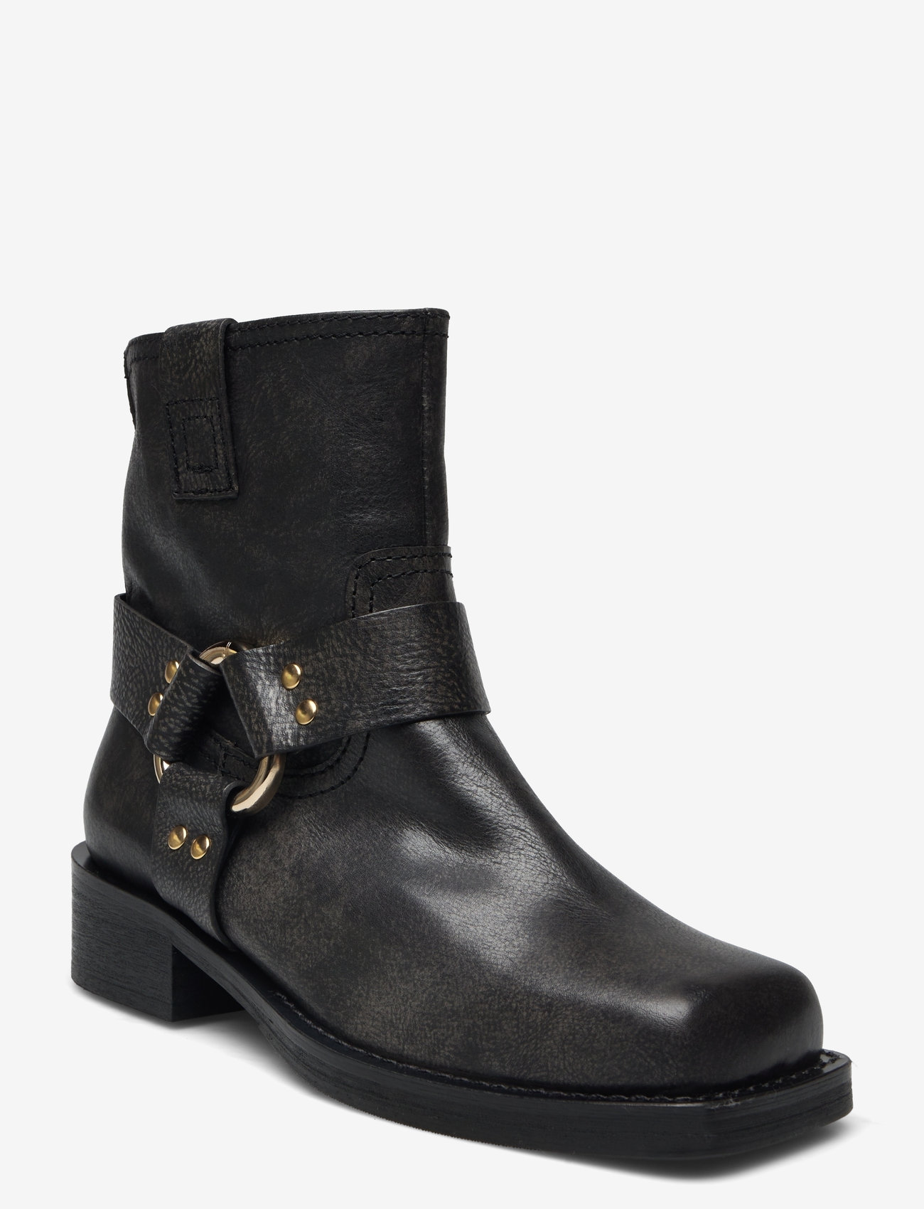 Billi Bi - Boots - flat ankle boots - black/grey frisco calf - 0