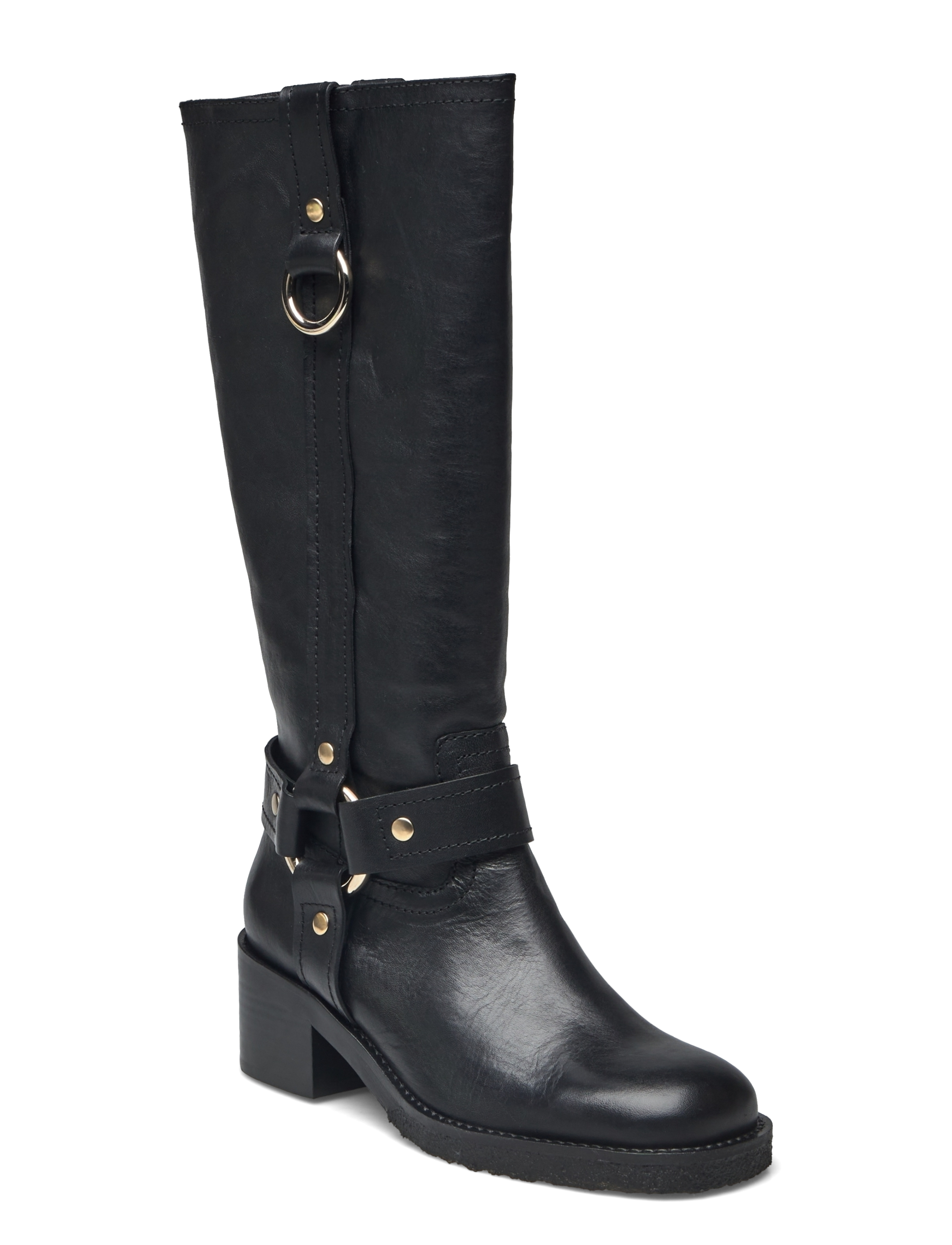 Billi Bi Long Boots - Langskaftede støvler - BLACK FRISCO CALF / black