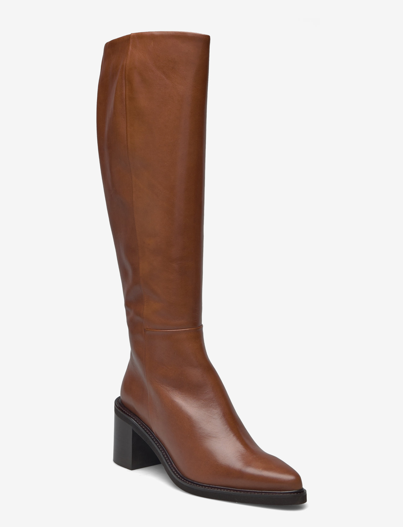 Billi Bi - Long Boots - langskaftede støvler - cognac calf - 0