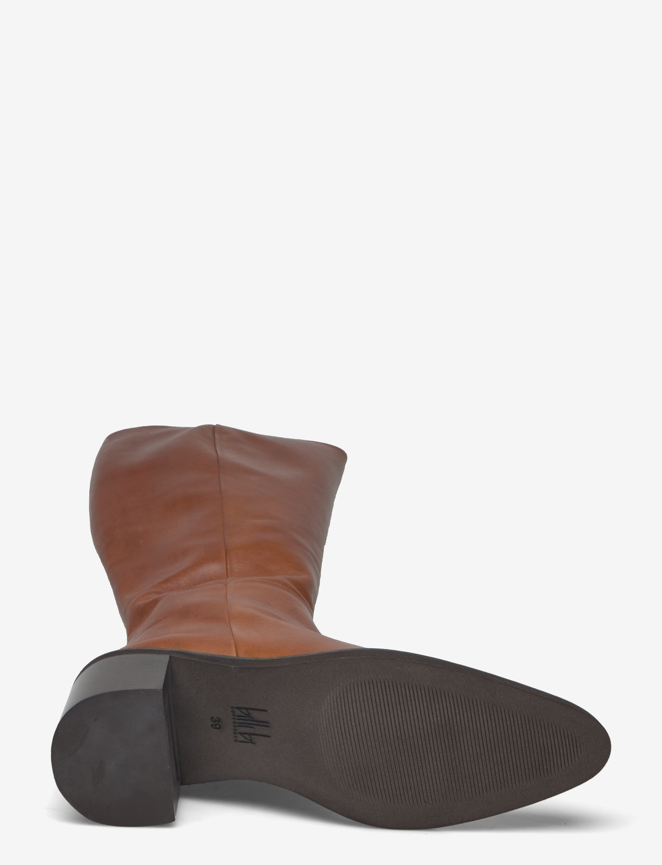 Billi Bi - Long Boots - langskaftede støvler - cognac calf - 4