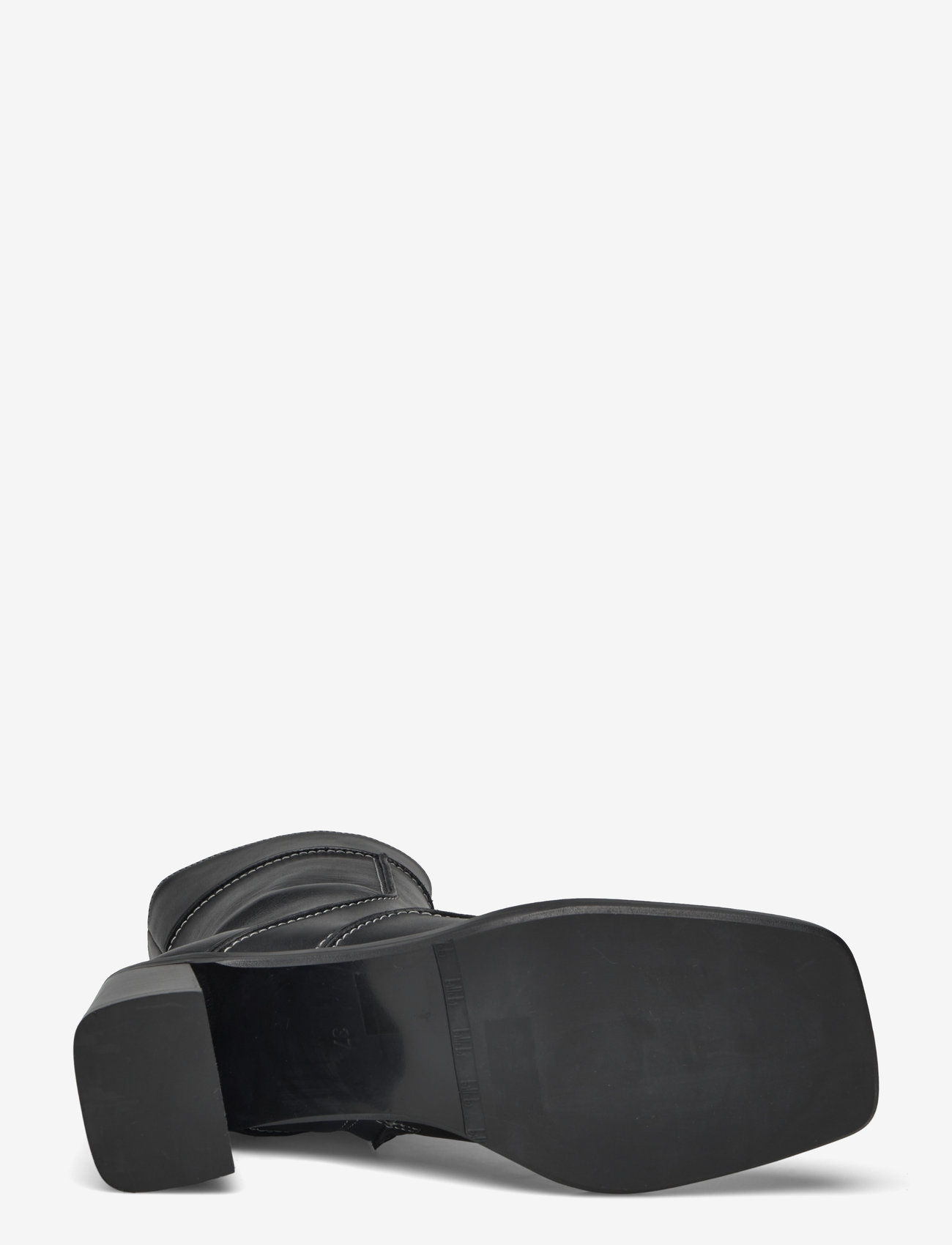 Billi Bi - Booties - black calf/beige stitch - 4