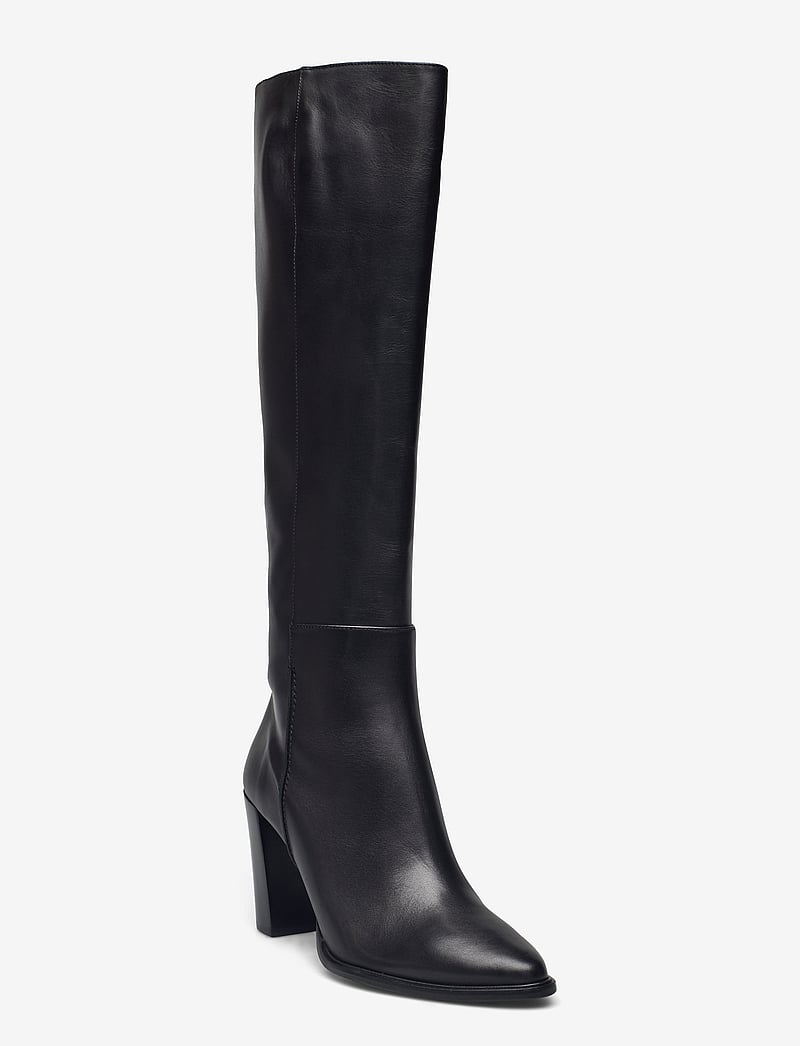 Billi Bi - Long Boots - langskaftede støvler - black calf 80 - 0