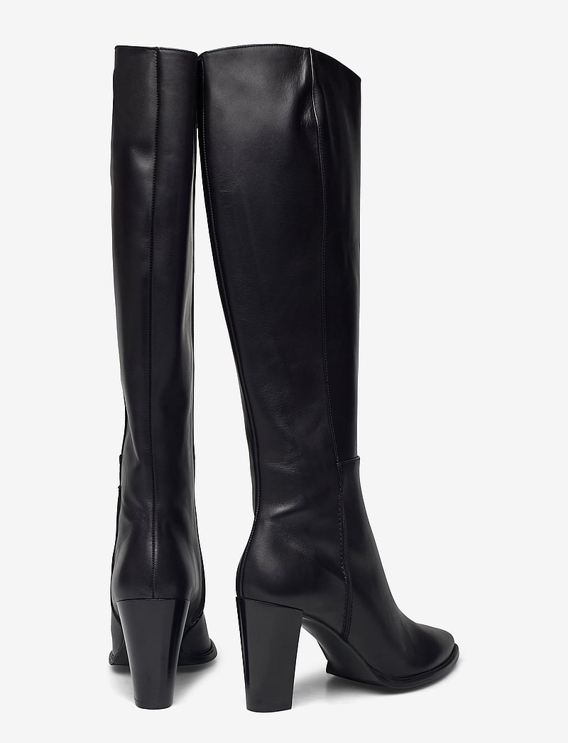 Billi Bi - Long Boots - langskaftede støvler - black calf 80 - 4