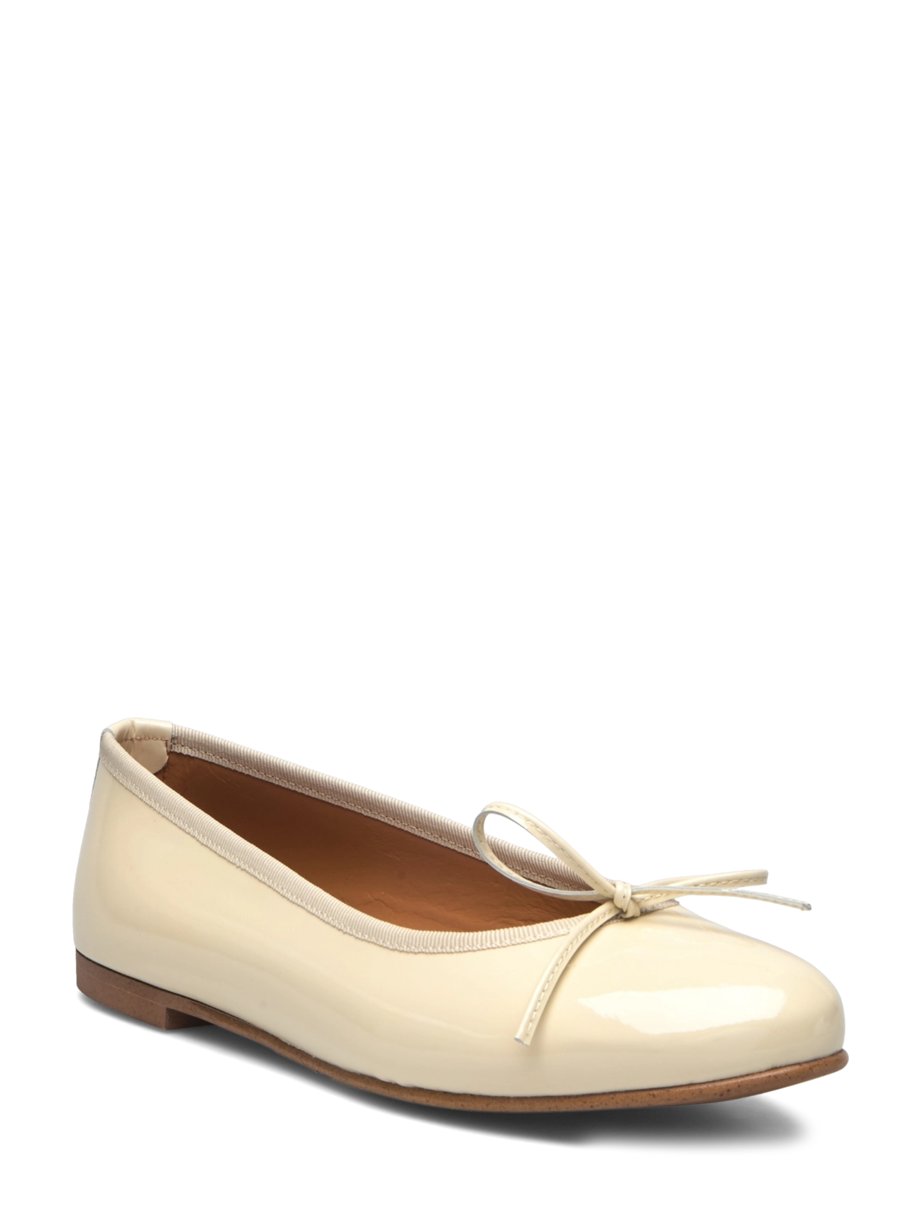 Billi Bi Ballerina - Ballerina sko - BUTTERMILK STONE PATENT / cream