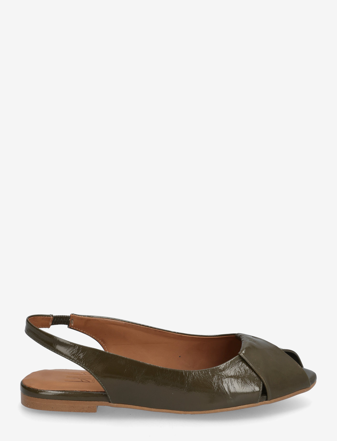 Billi Bi - Ballerina - flatir slingback skór - olive naplack - 1